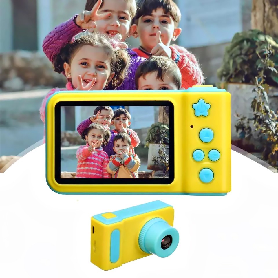 

Детский цифровой фотоаппарат Smart Kids Camera V7 ORIGINALS Голубой (001ТМ 1635)