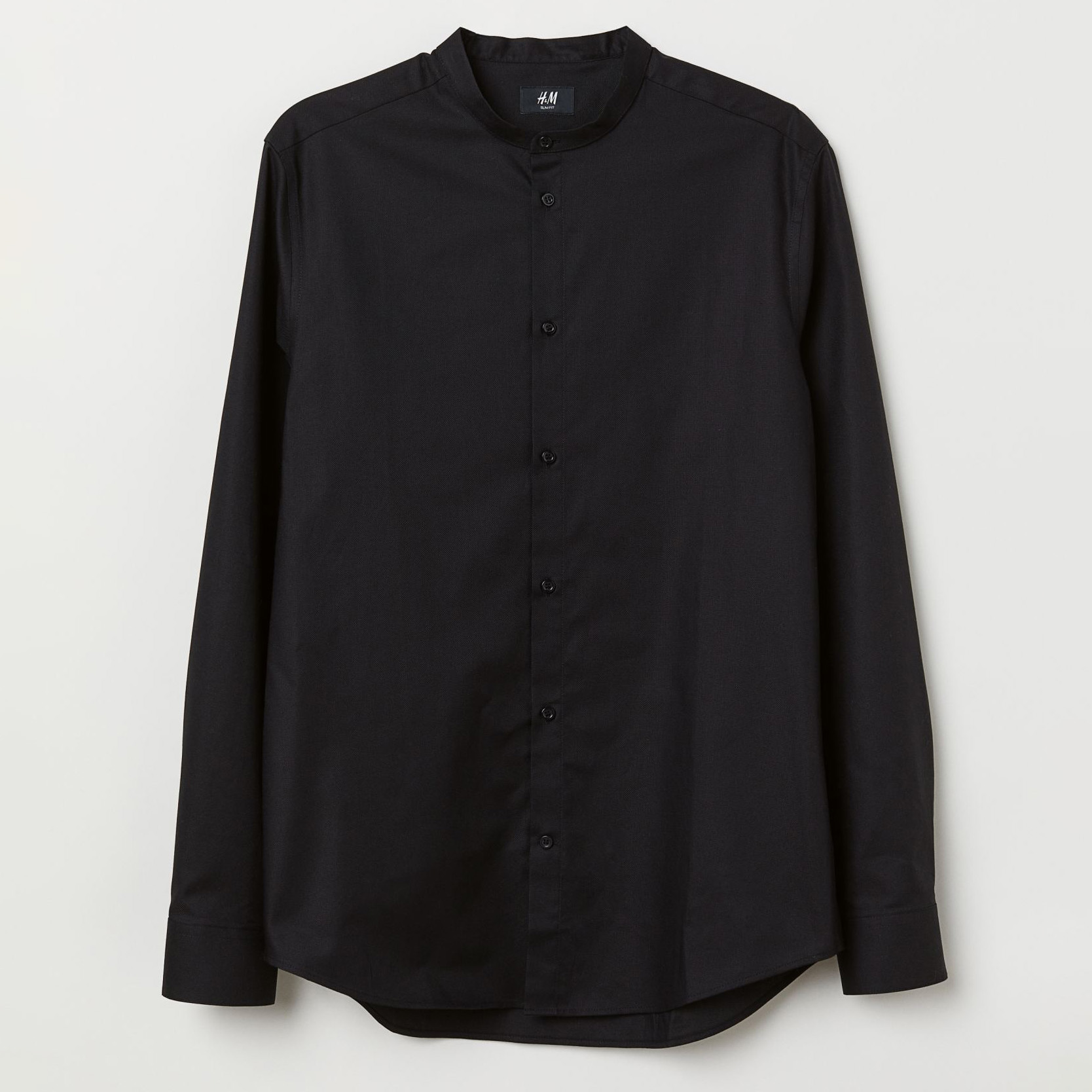 

Рубашка H&M 2303-6072242 M Черная