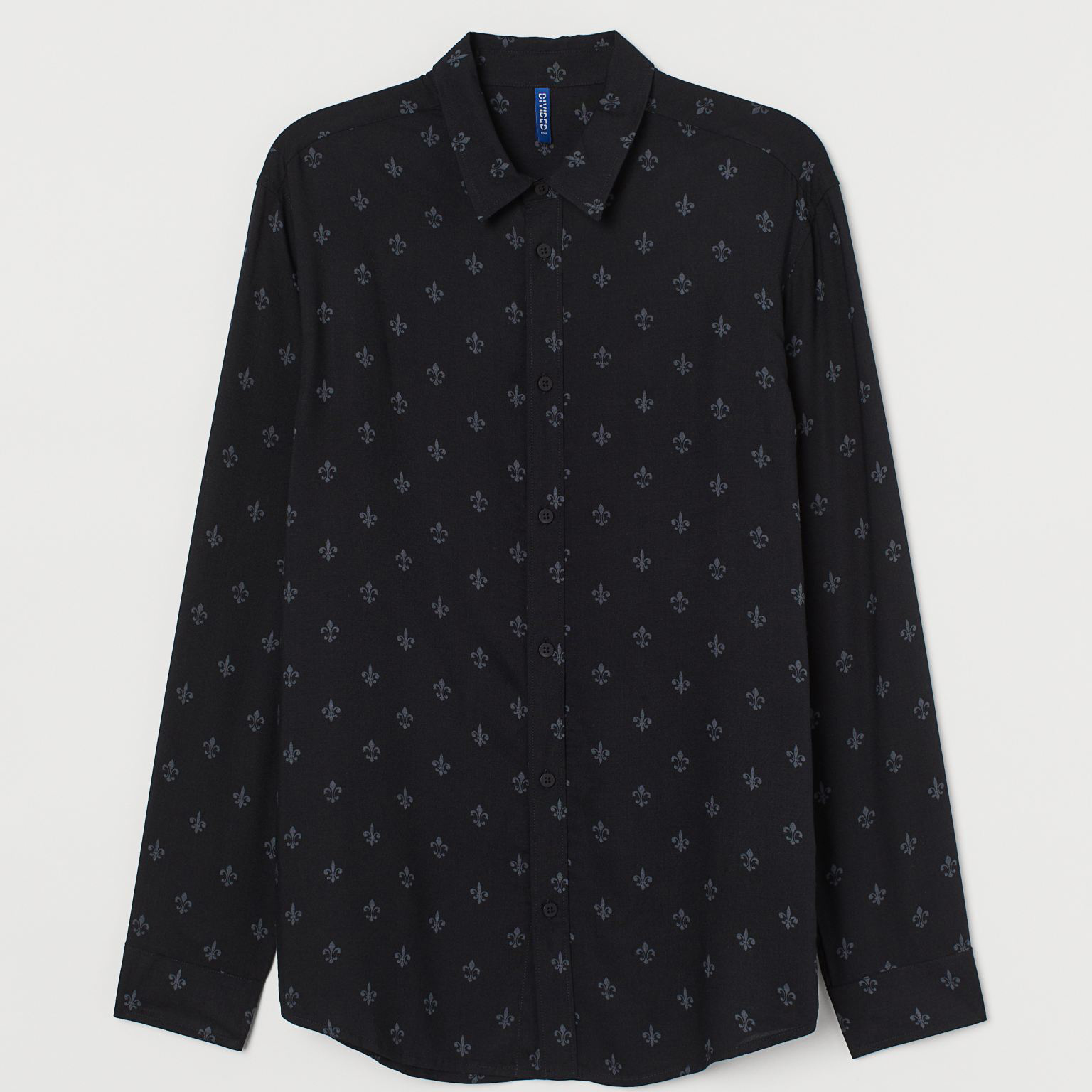 

Рубашка H&M 2504-8011801 XL Черная