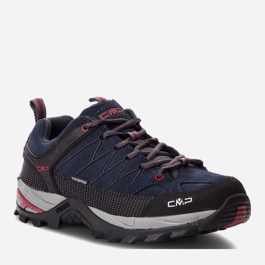 Акція на Чоловічі кросівки для трекінгу CMP Rigel Low Trekking Shoes - WP 3Q13247-62BN 46 (12US) 30.6 см Темно-сині від Rozetka