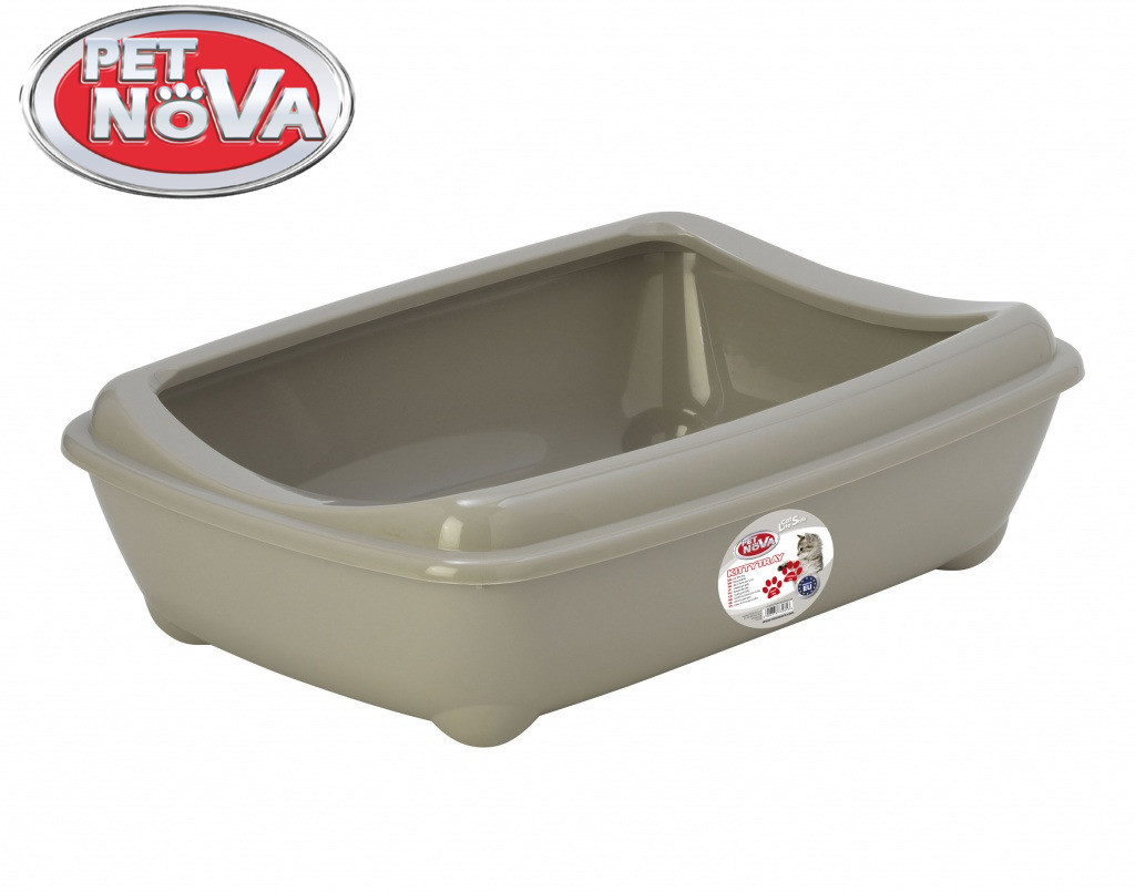 

Открытый туалет для кошек Pet Nova KittyTray Medium42см (KITTYTRAY-42-GR)