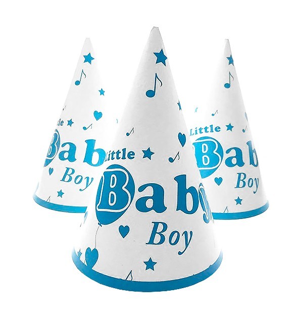 

Колпачки бумажные "Baby boy", Польша