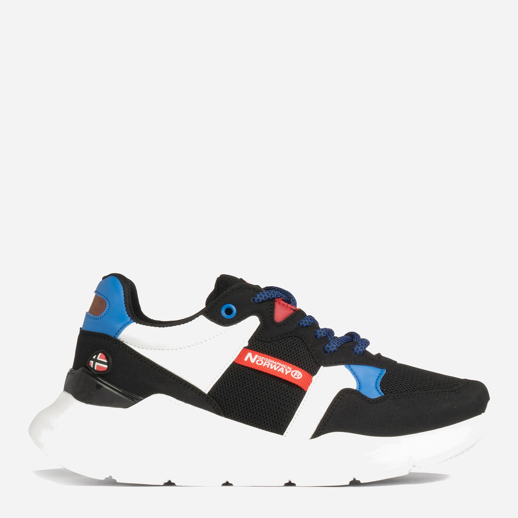 

Кроссовки Geographical Norway Zapatilla deportivas casual GNM19025-02 45 29 см Черные с синим