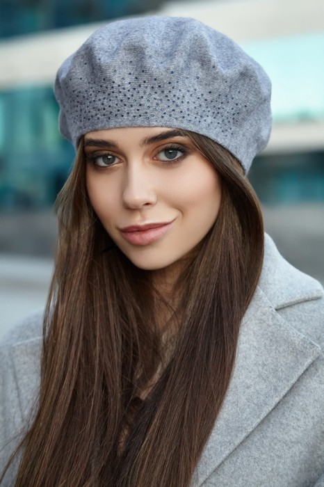 

Берет женский осень-зима BRAXTON 5119-1 София маренго