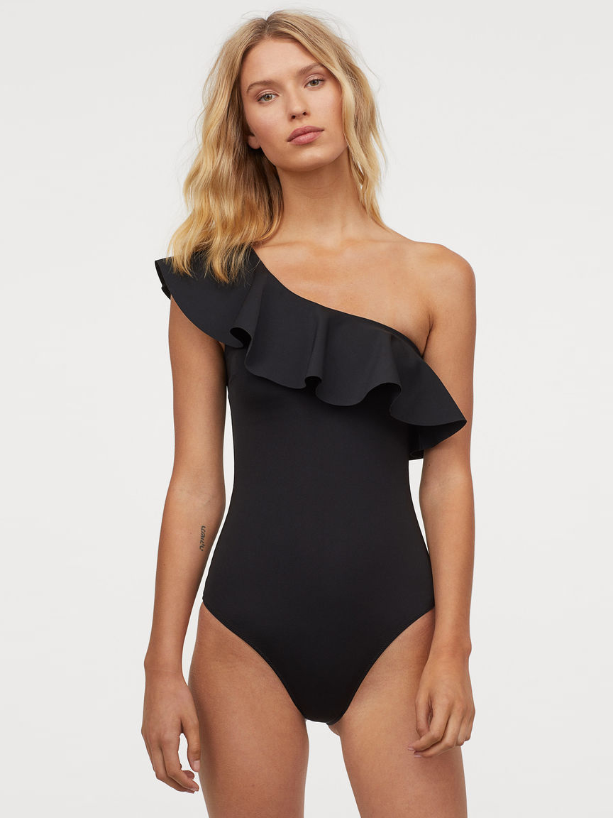 

Купальник слитный женский H&M 04-0757266-0 36 Черный
