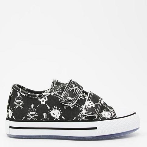 

Кеды детские VUVU KIDS Grey Jolly Roger 3327 12.5 30 Черные