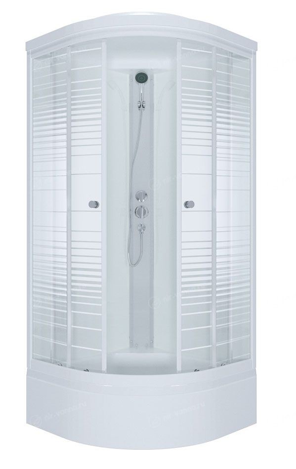 

Душевой бокс Triton Стандарт В3 100*100 полосы