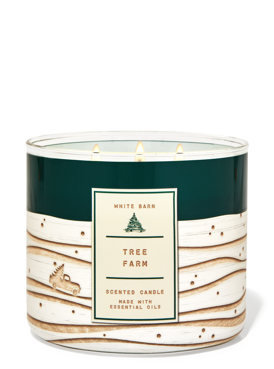 

Свеча ароматизированная TREE FARM Bath & Body Works BBW0065W 411 г Зелёный