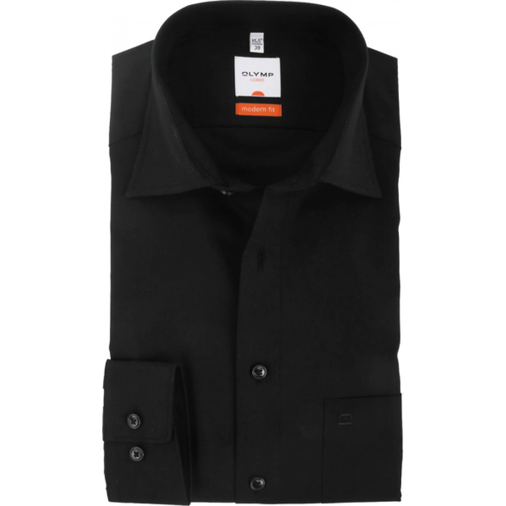 

Рубашка мужская Olymp Luxor Modern Fit черная, Размер, Рубашка мужская Olymp Luxor Modern Fit черная, Размер L