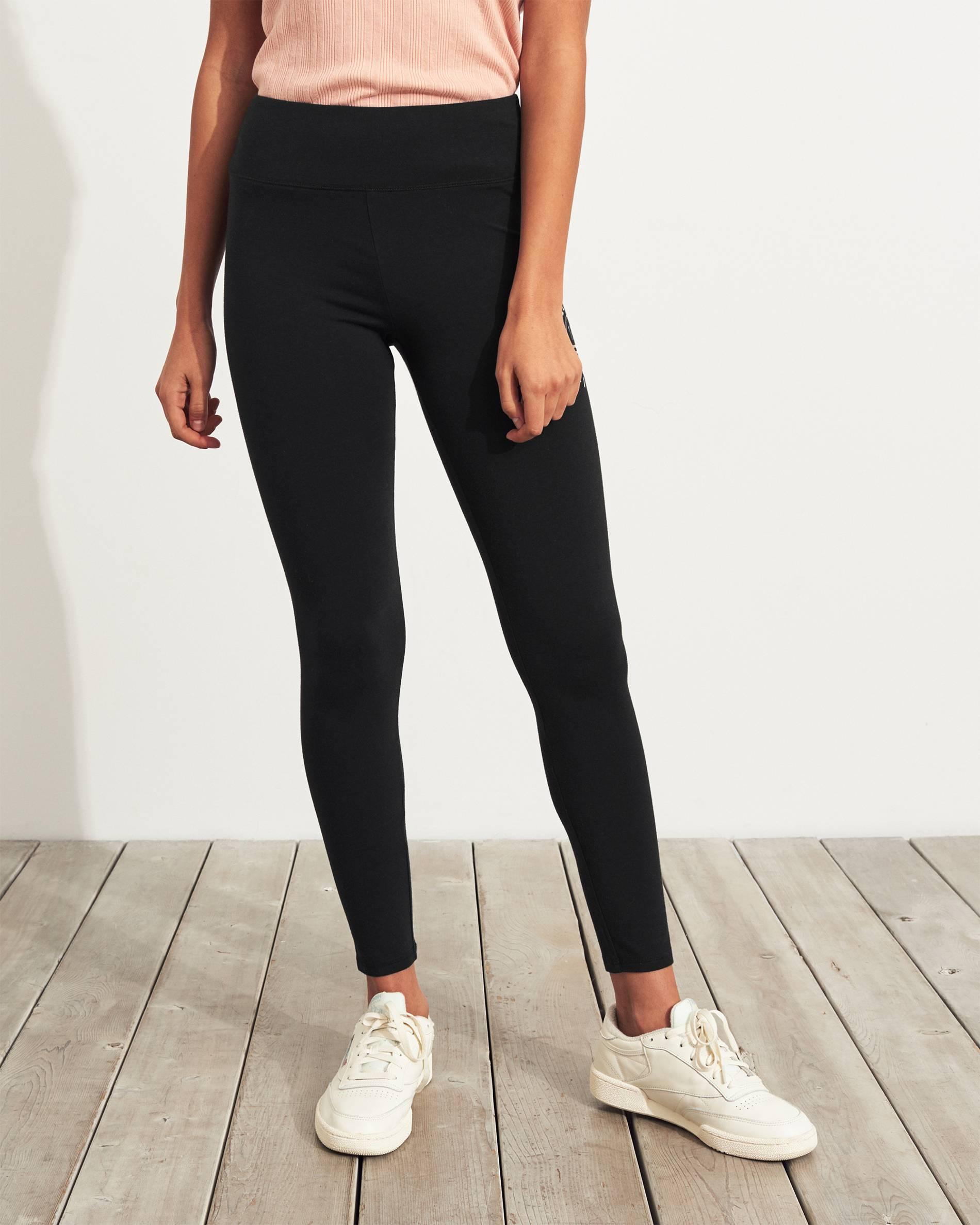 

Леггинсы - лосины Hollister HC7120W M Черный