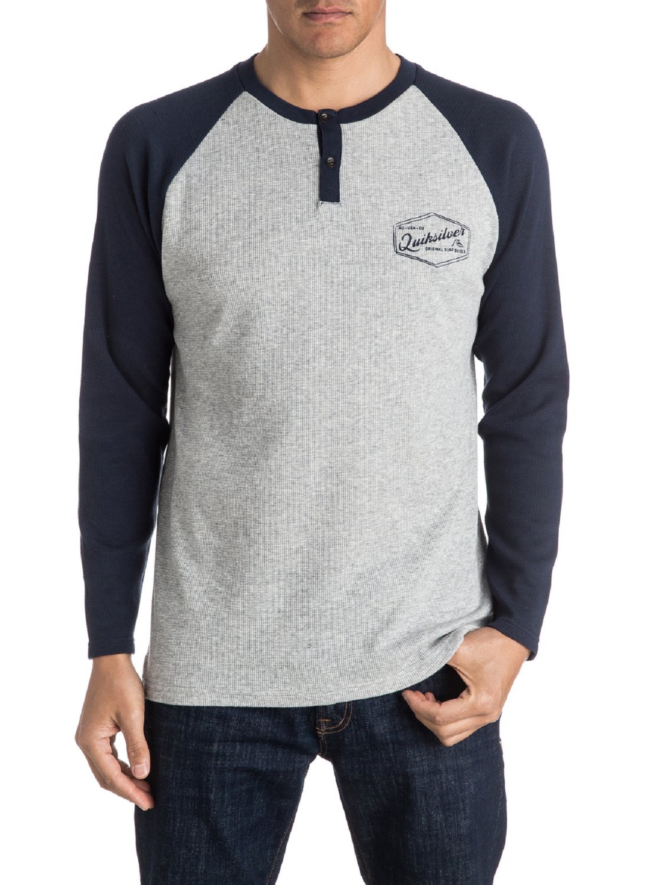 

Кофта мужская - кофта Quiksilver QS0046M S Светло-серый