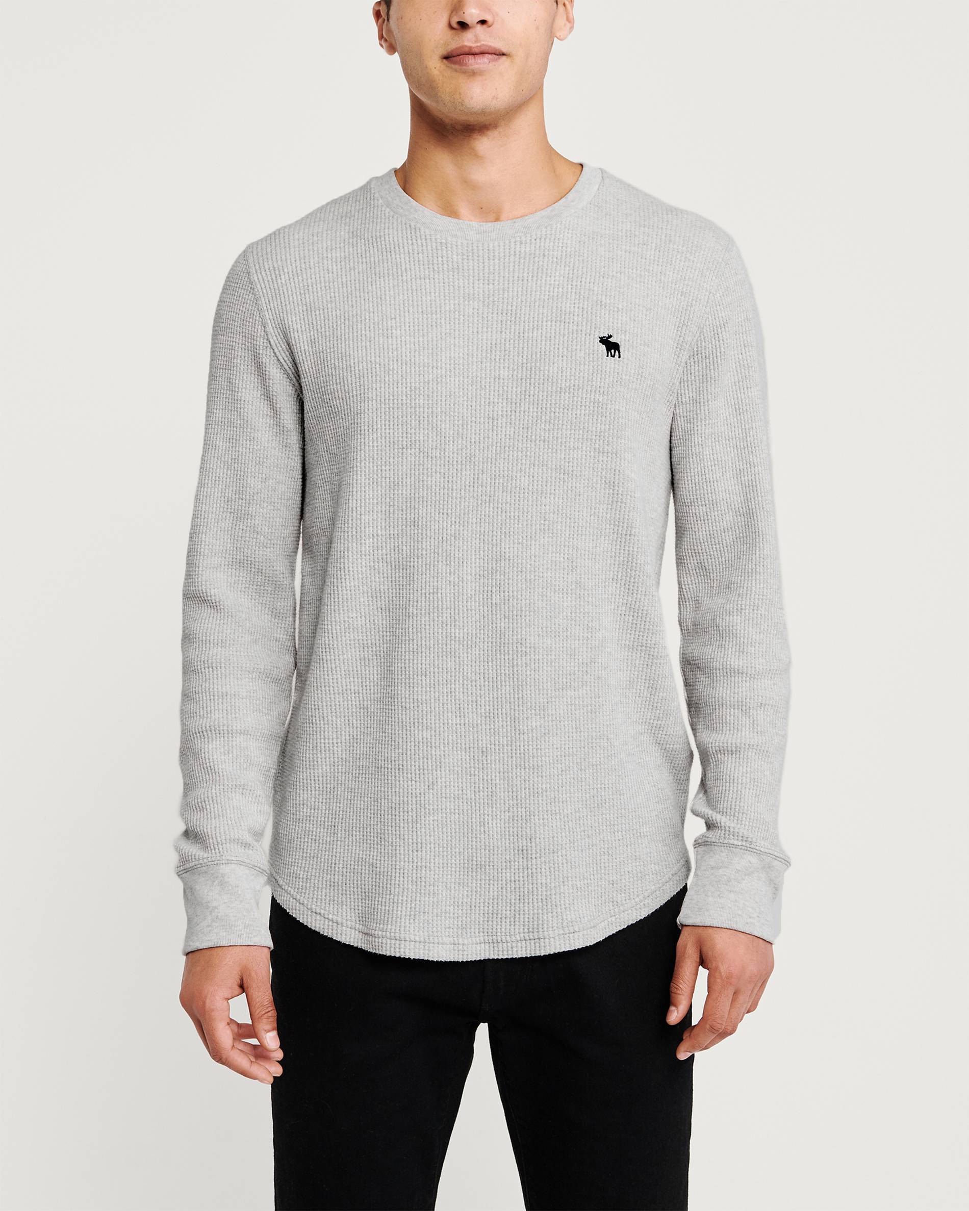 

Кофта мужская - кофта Abercrombie & Fitch AF7403M L Светло-серый