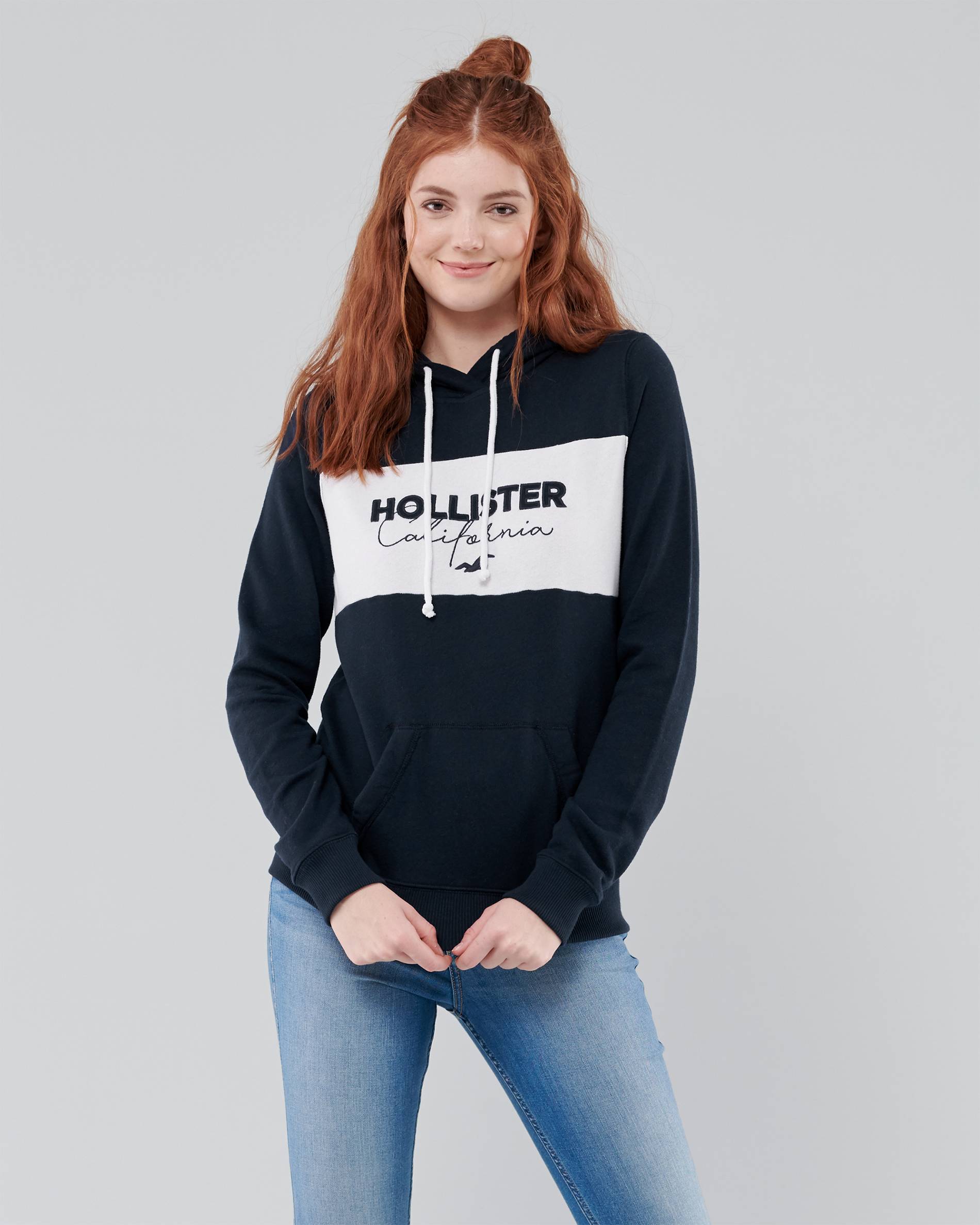 

Толстовка женская - толстовка Hollister HC7643W  Темно-синий, Толстовка женская - толстовка Hollister HC7643W XS Темно-синий