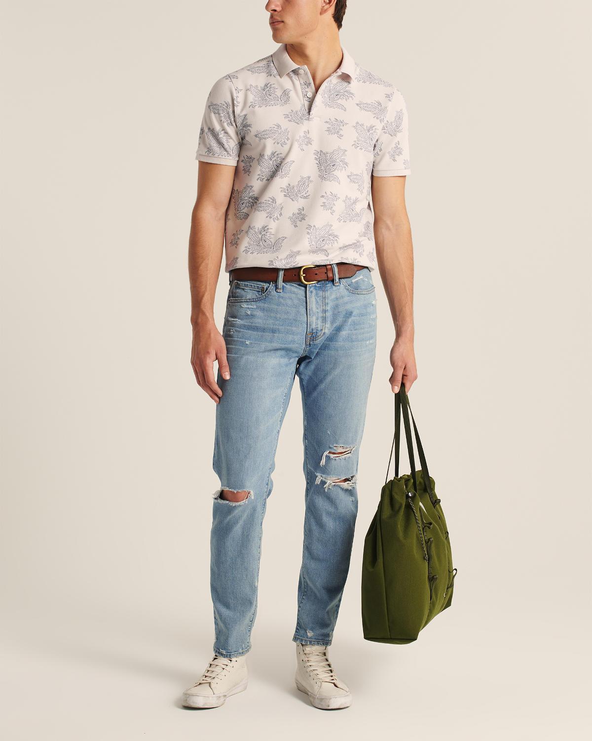 

Поло мужское - поло Abercrombie & Fitch AF7539M  Светло-бежевый, Поло мужское - поло Abercrombie & Fitch AF7539M M Светло-бежевый