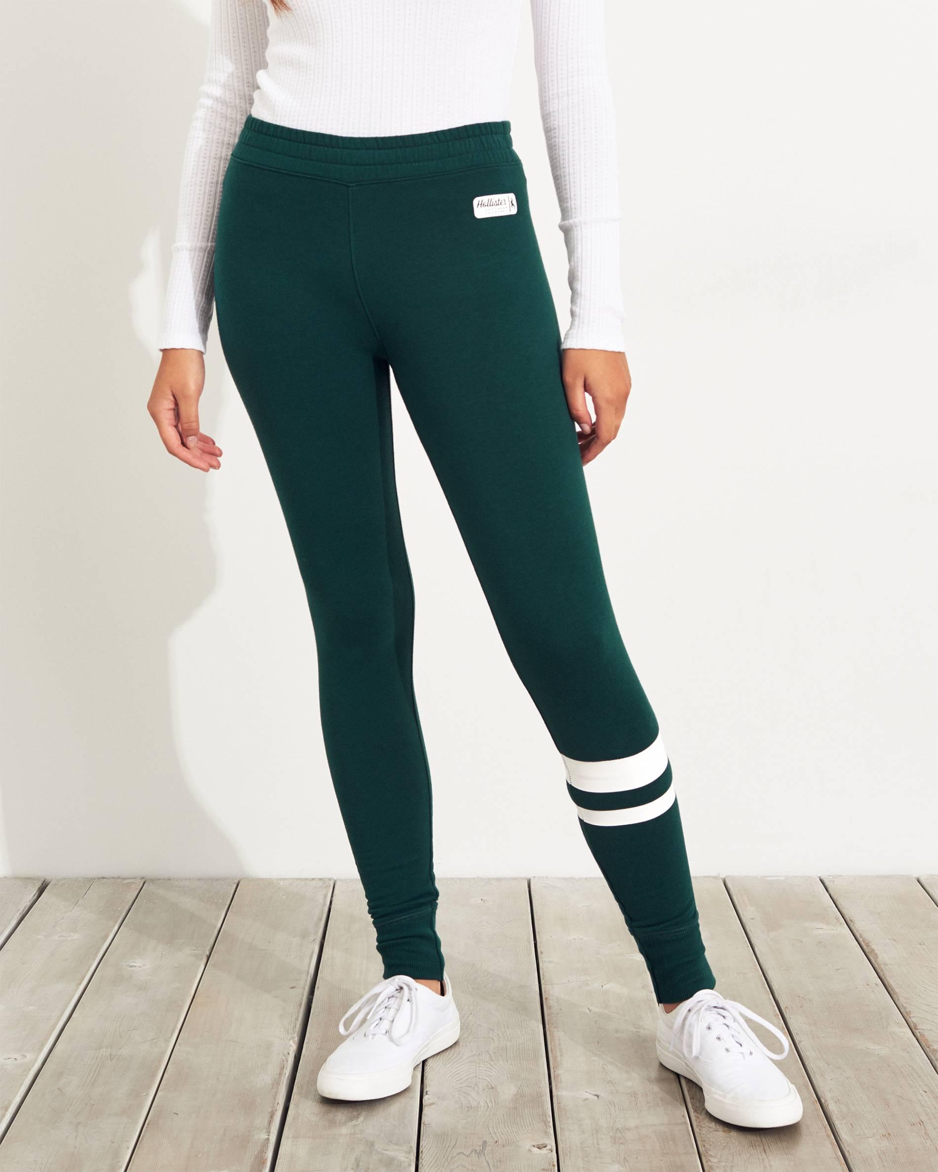 

Леггинсы - лосины Hollister HC7255W  Зелёный, Леггинсы - лосины Hollister HC7255W XS Зелёный