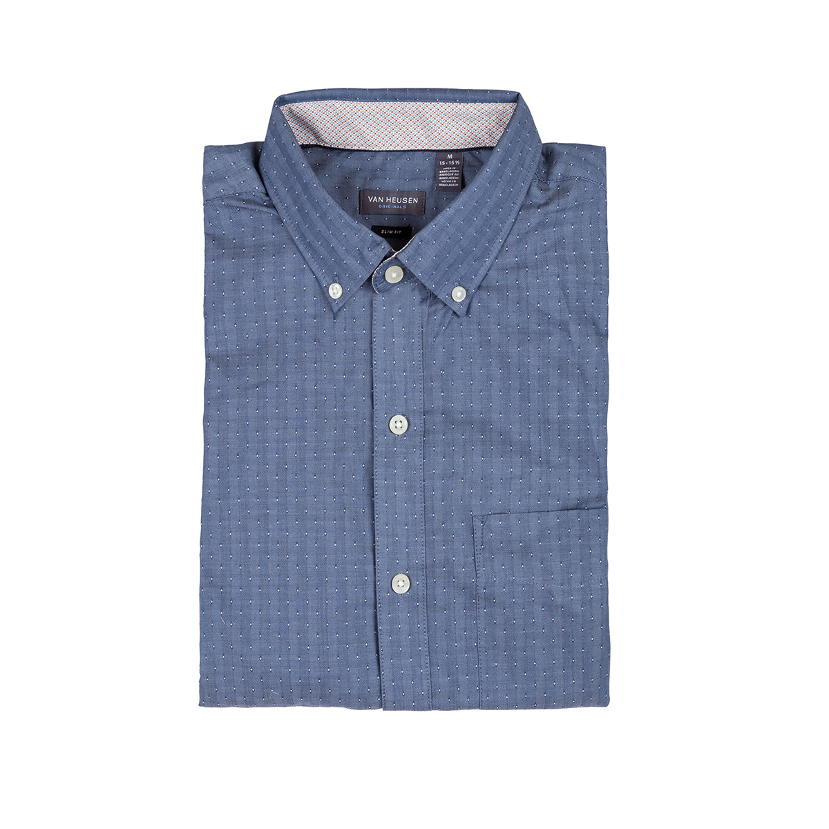 

Мужская рубашка - рубашка Van Heusen VH0015M M Комбинированный
