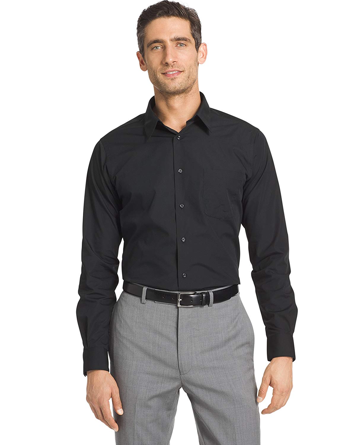 

Мужская рубашка - рубашка Van Heusen VH0072M XXL Черный