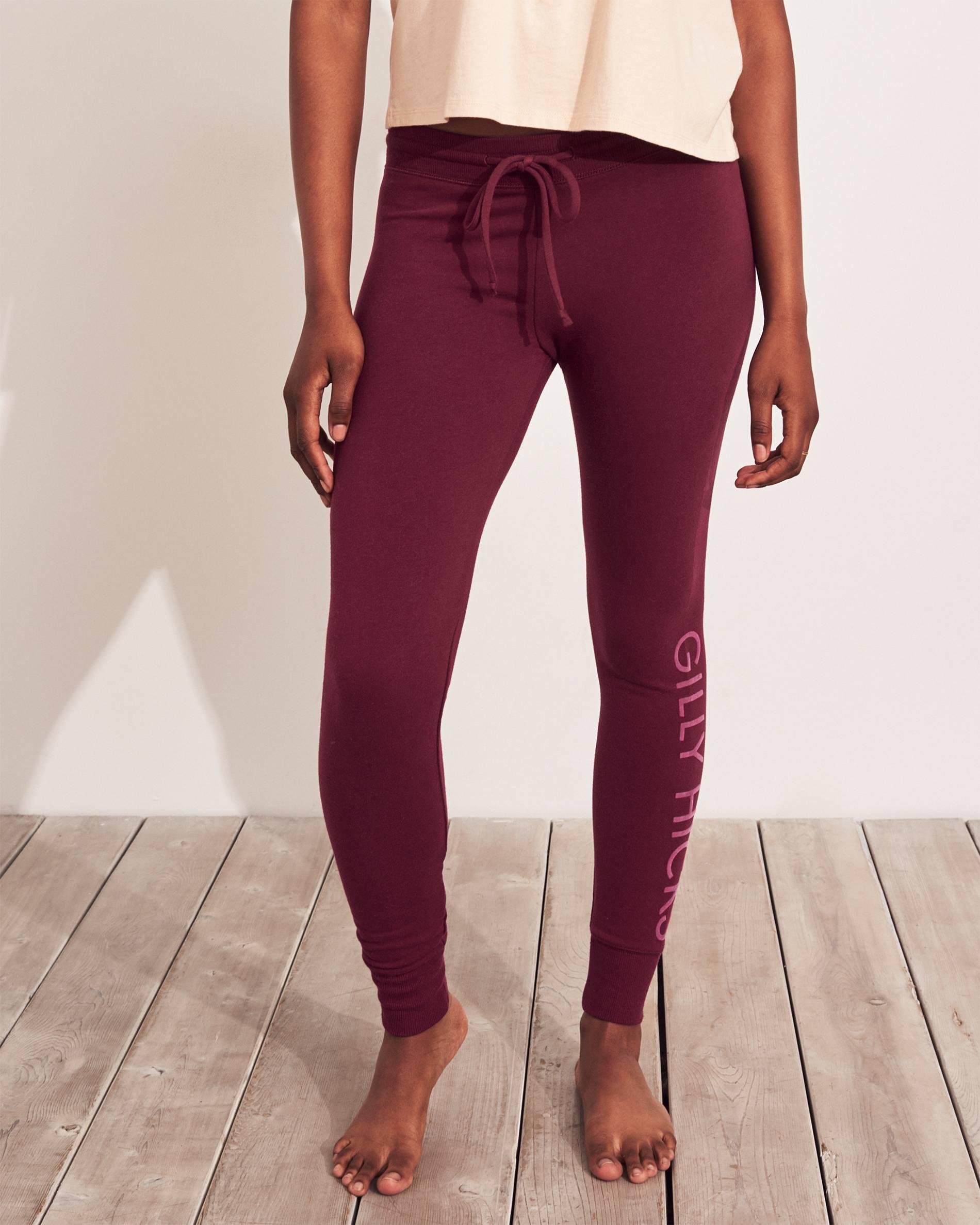 

Леггинсы - лосины Gilly Hicks Hollister HC7033W S Бордовый