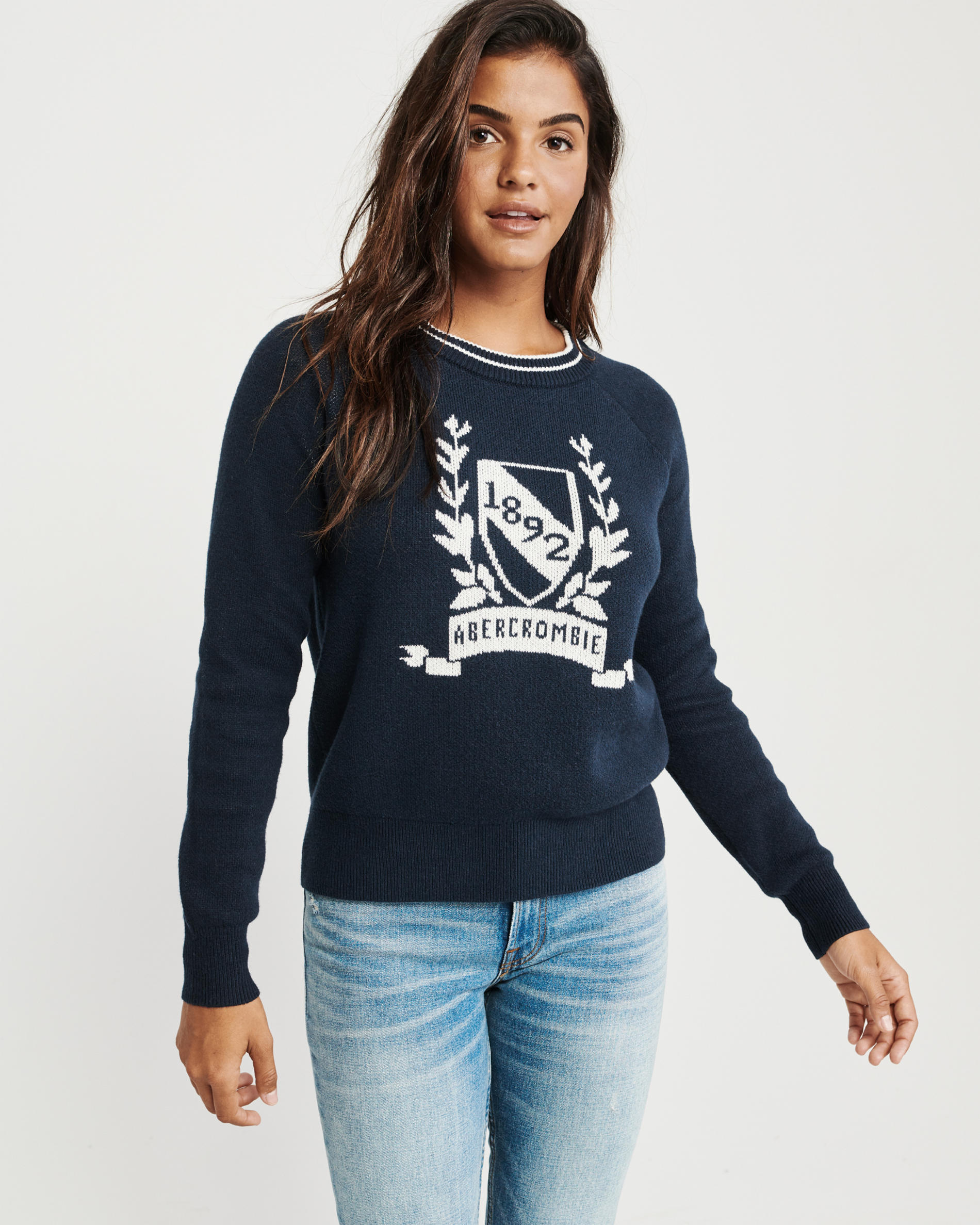 

Свитер женский - свитер Abercrombie & Fitch AF5556W  Темно-синий, Свитер женский - свитер Abercrombie & Fitch AF5556W S Темно-синий