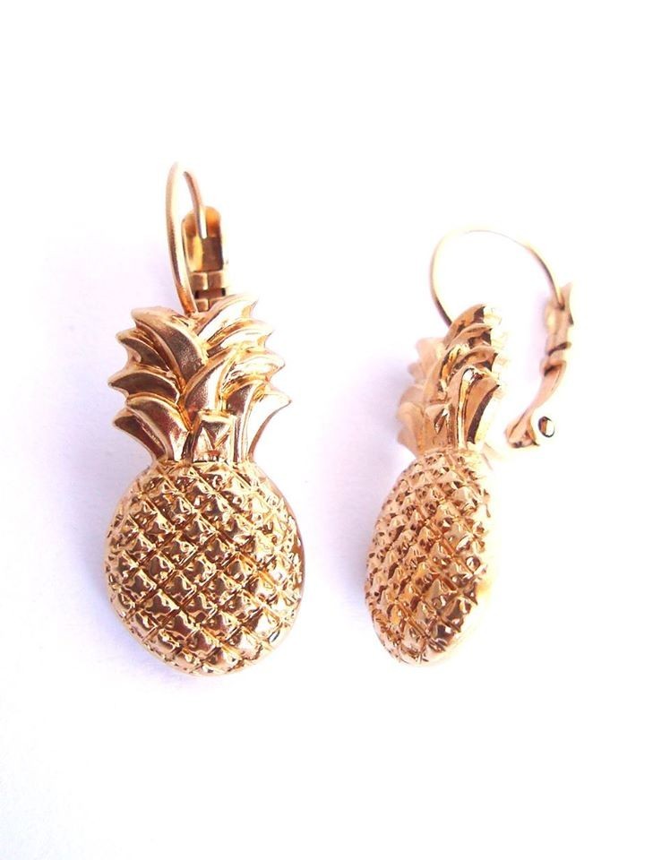 

Серьги ананасы gold DANON Е2924MG