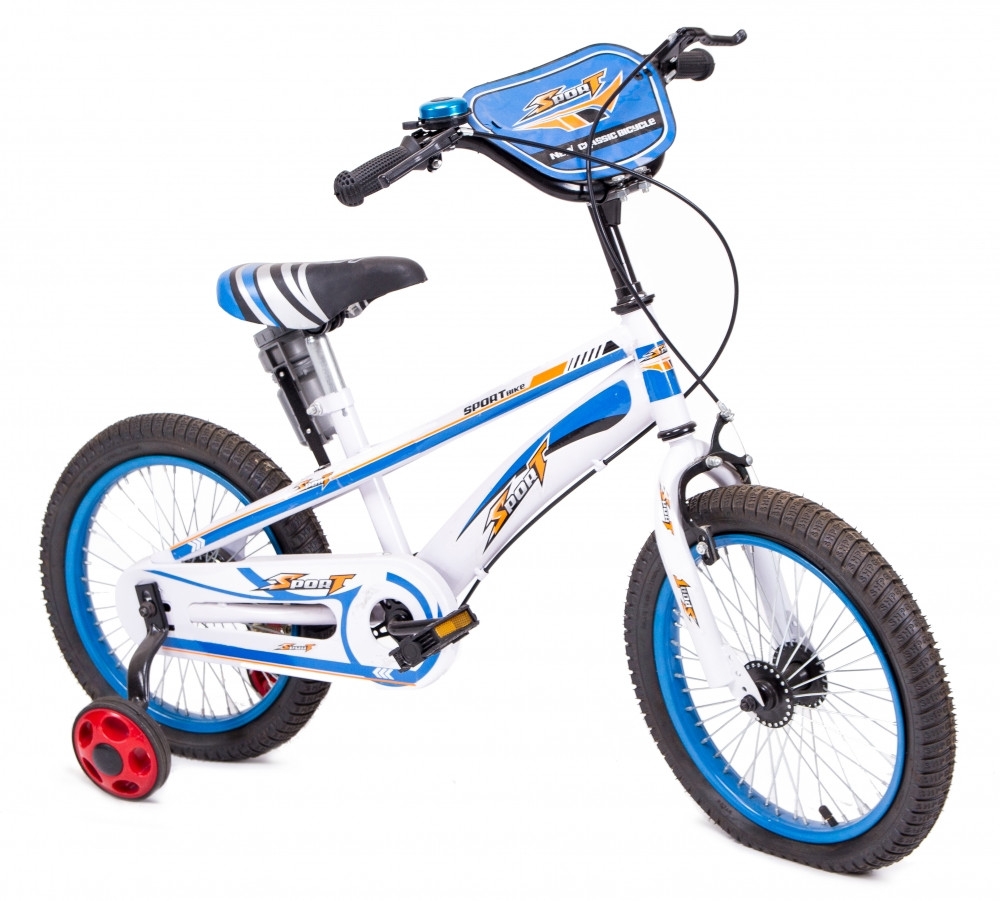 

Велосипед двухколесный Huada Toys 16" Бело-голубой (16-TZ-001)