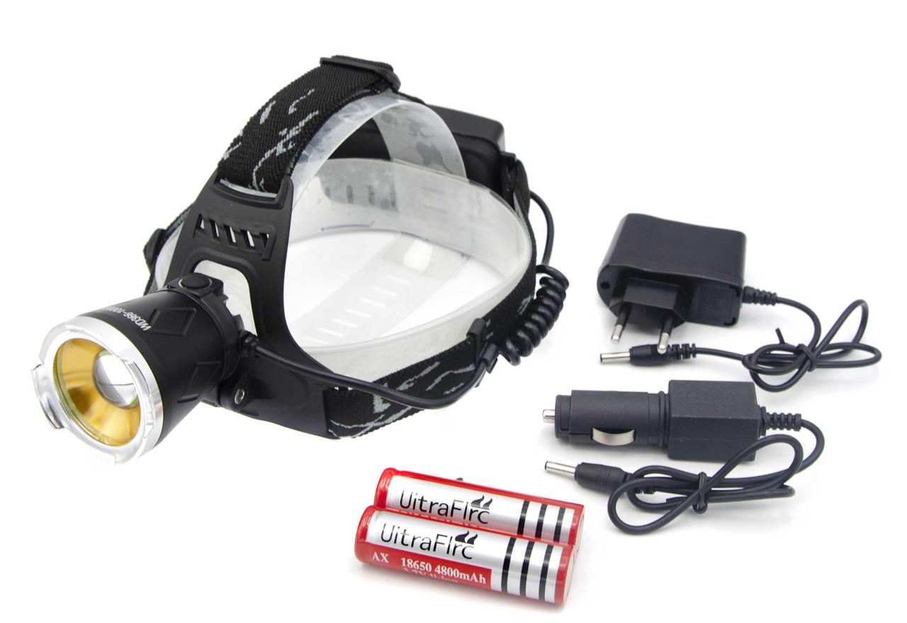 

Налобный аккумуляторный фонарь X-Balog WD111 T6+XPE Zoom (t4479)