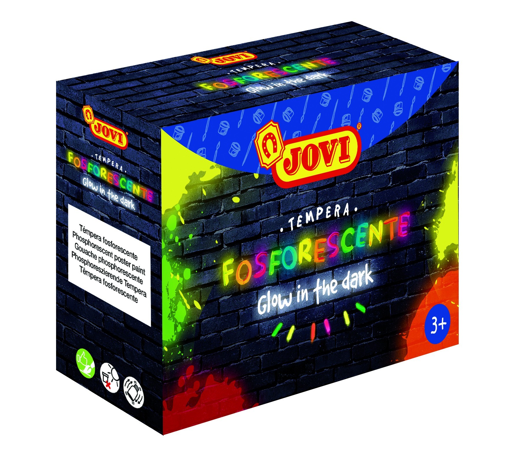 

Гуашь Jovi Fluor жидкая 4 цветов (504)