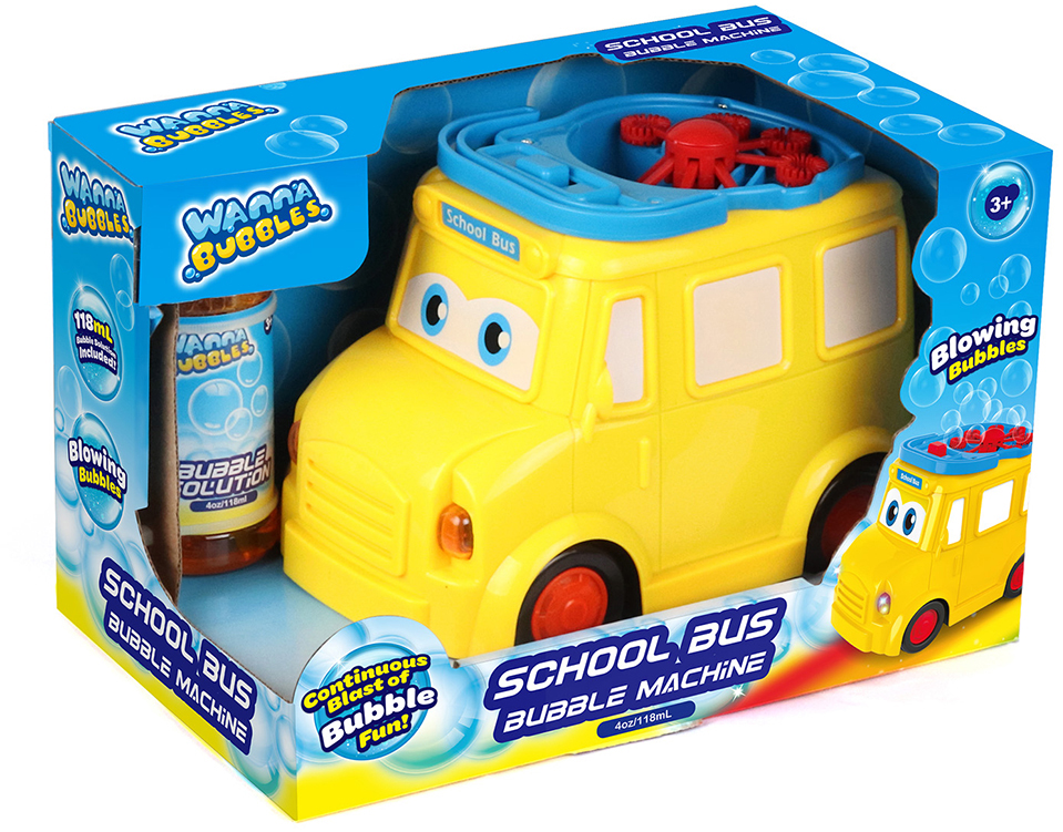 

Мыльные пузыри Wanna Bubbles Баббл генератор Школьный автобус 118 мл (BB418)