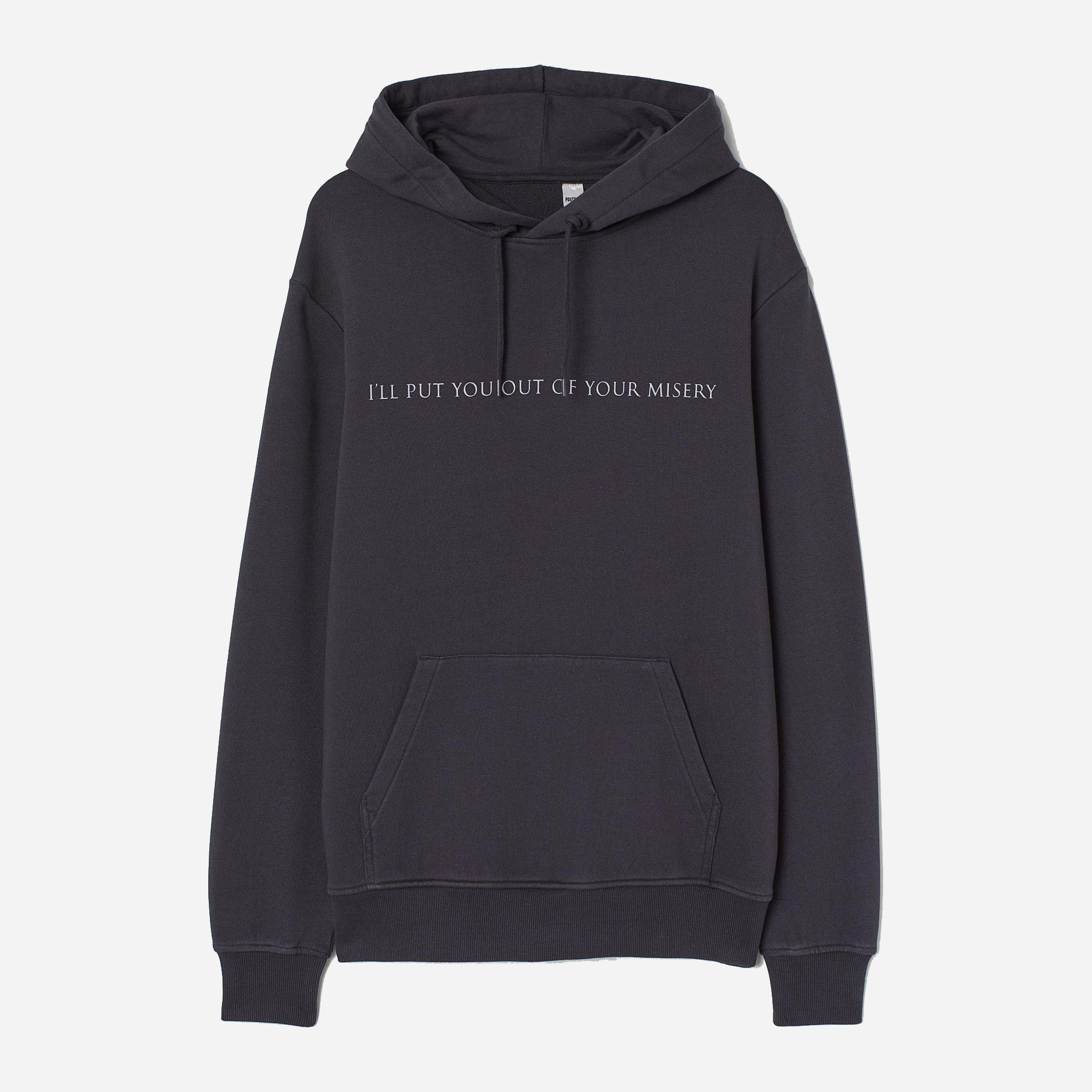 

Худи H&M 8469541-ABTO L Черное с белым