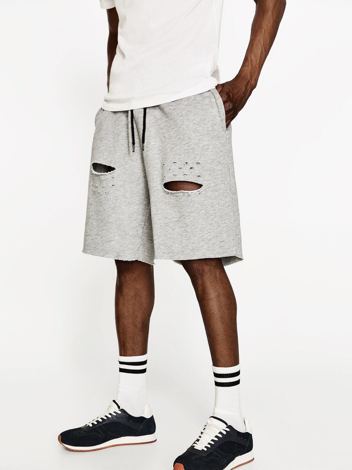 

Шорты Zara 7505/401/803-ACWW S Светло-серые