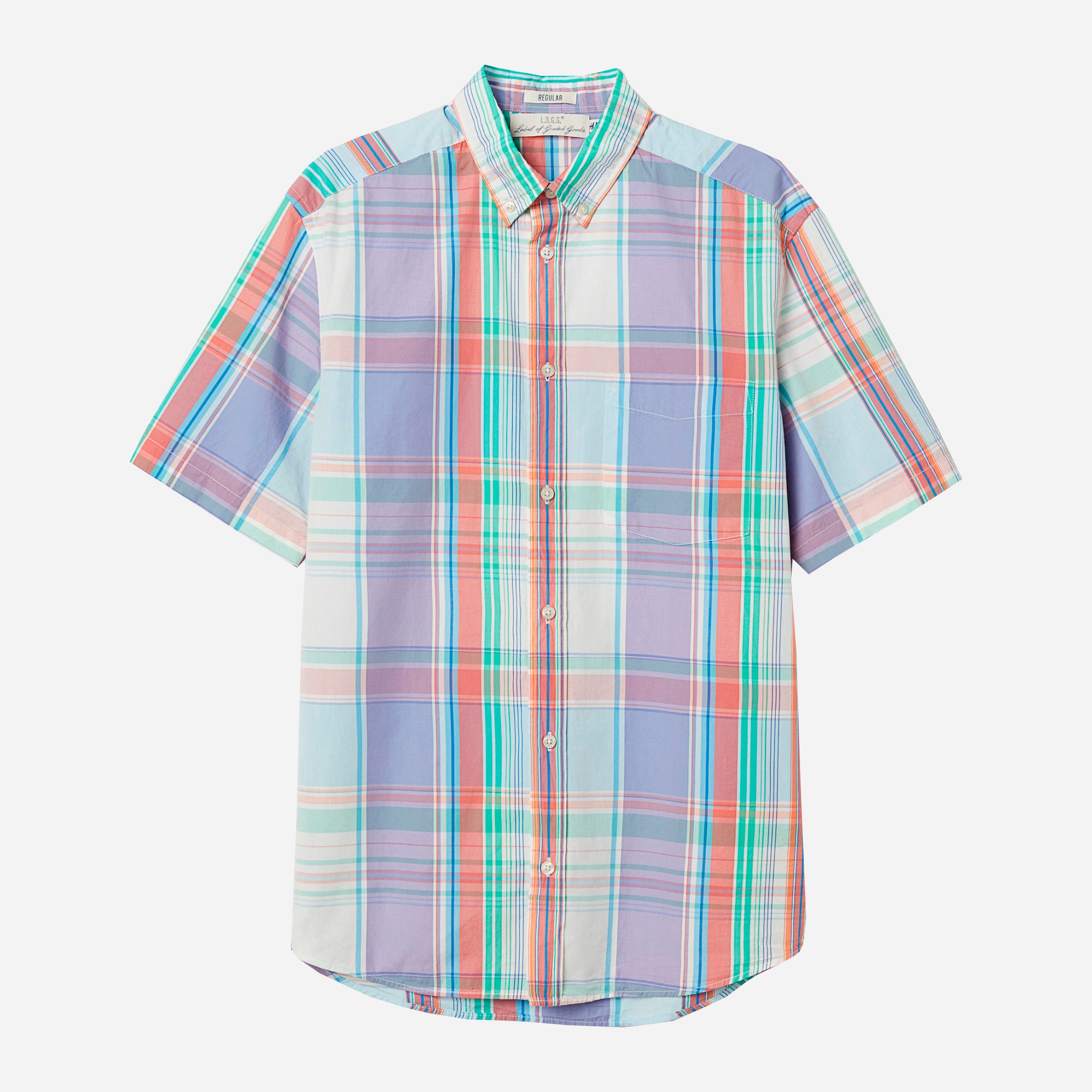 

Рубашка H&M 6791618-AANL M Разноцветная