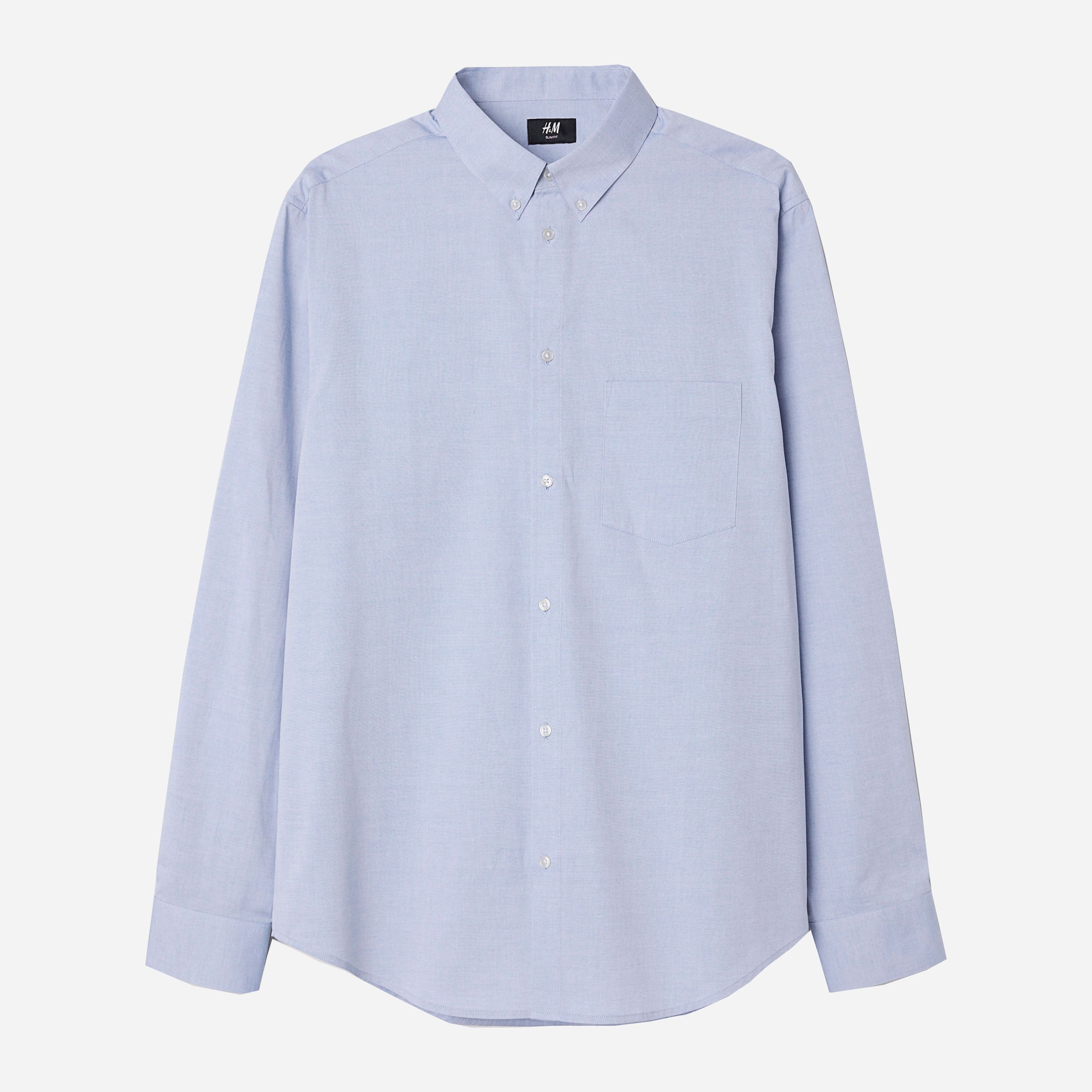 

Рубашка H&M 6462627-ACUP M Голубая
