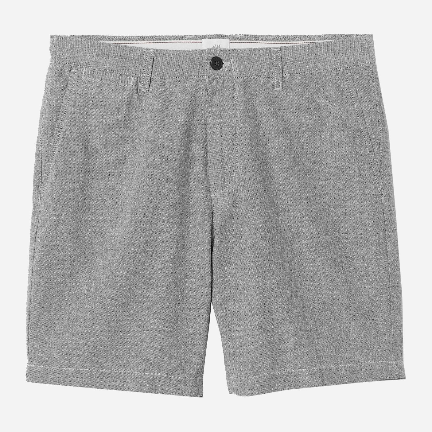 

Шорты H&M 6172499-AAXA 33 Серые с белым