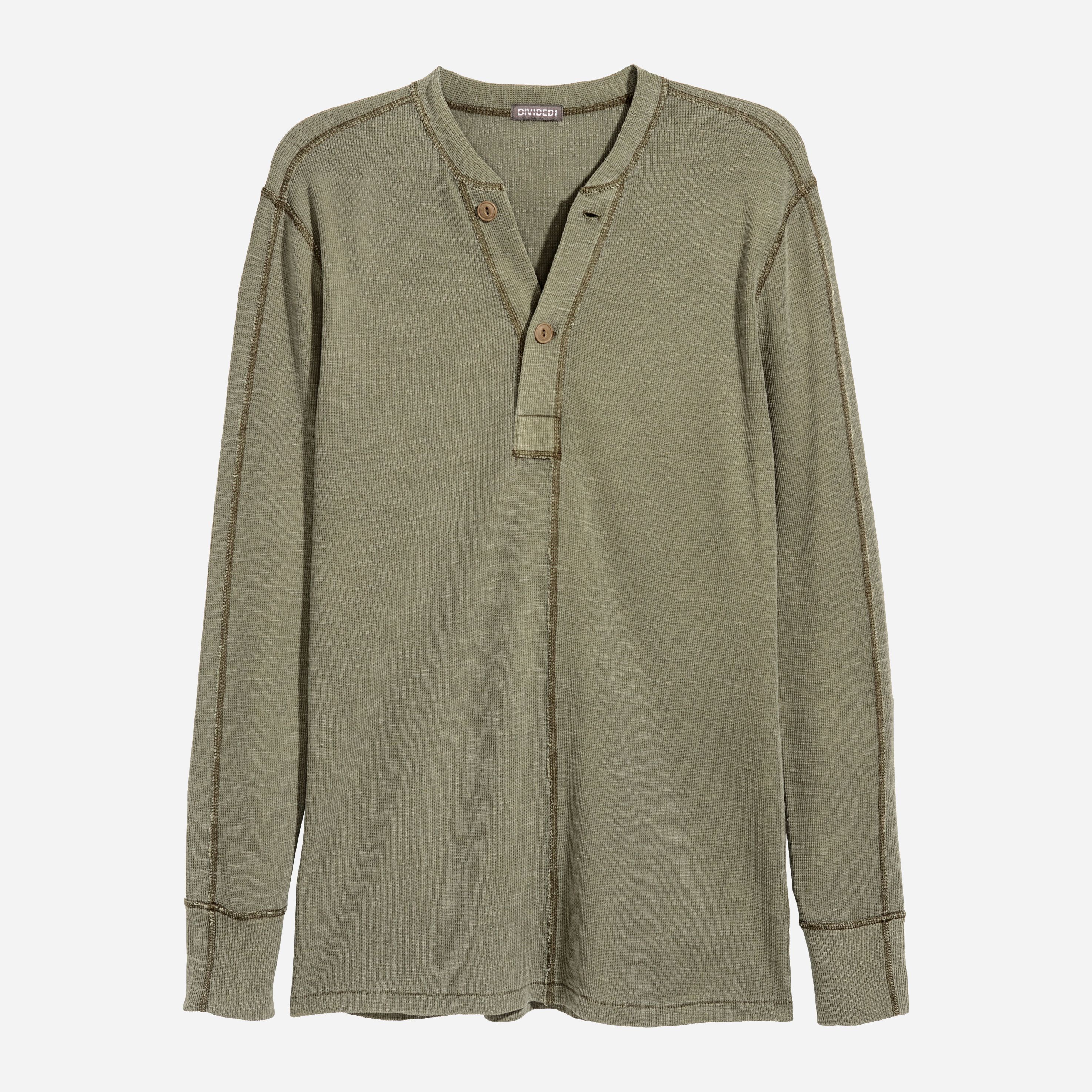 

Лонгслив H&M 5334256-ACYC L Хаки