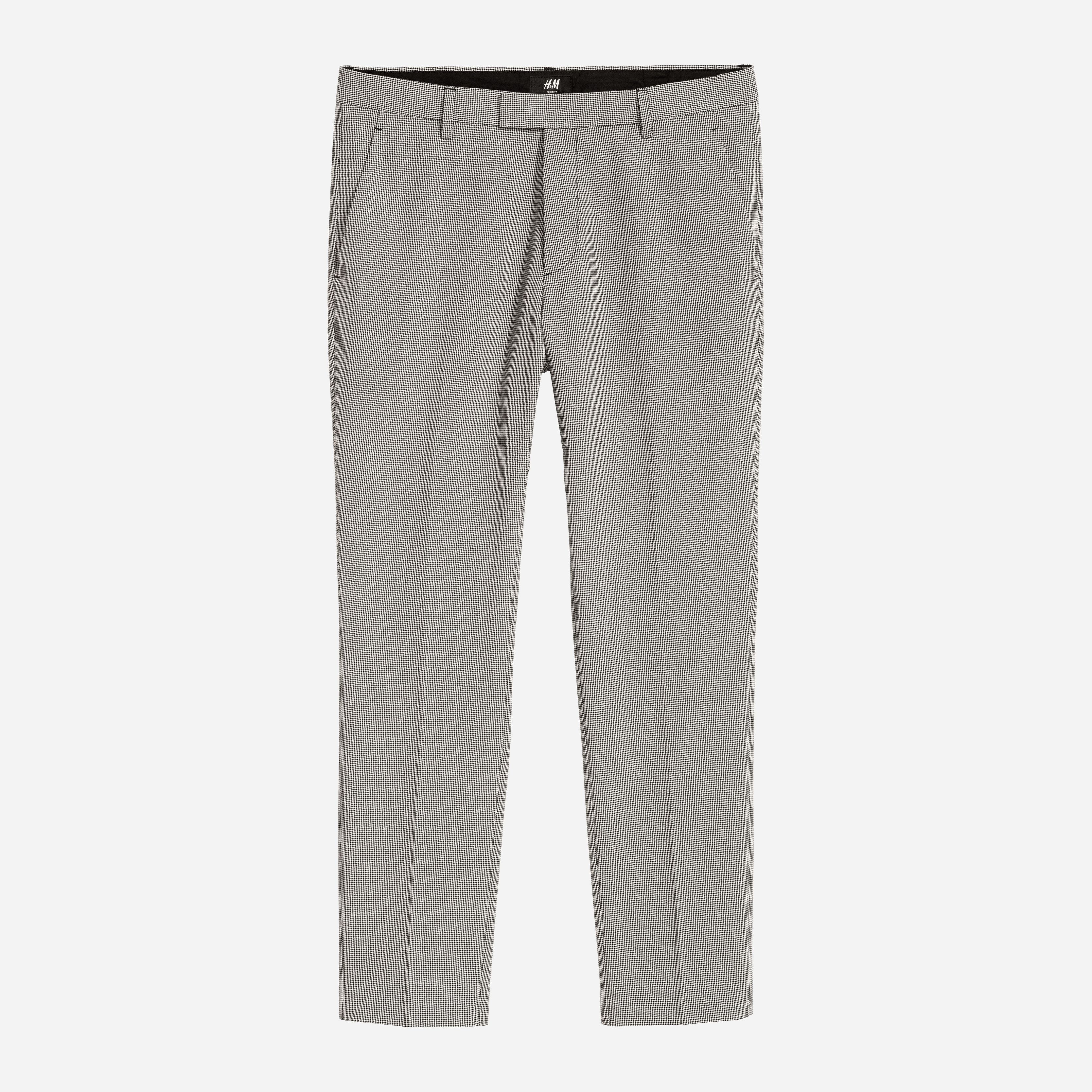 

Брюки H&M 5133376-ABBE 58 Белые с черным
