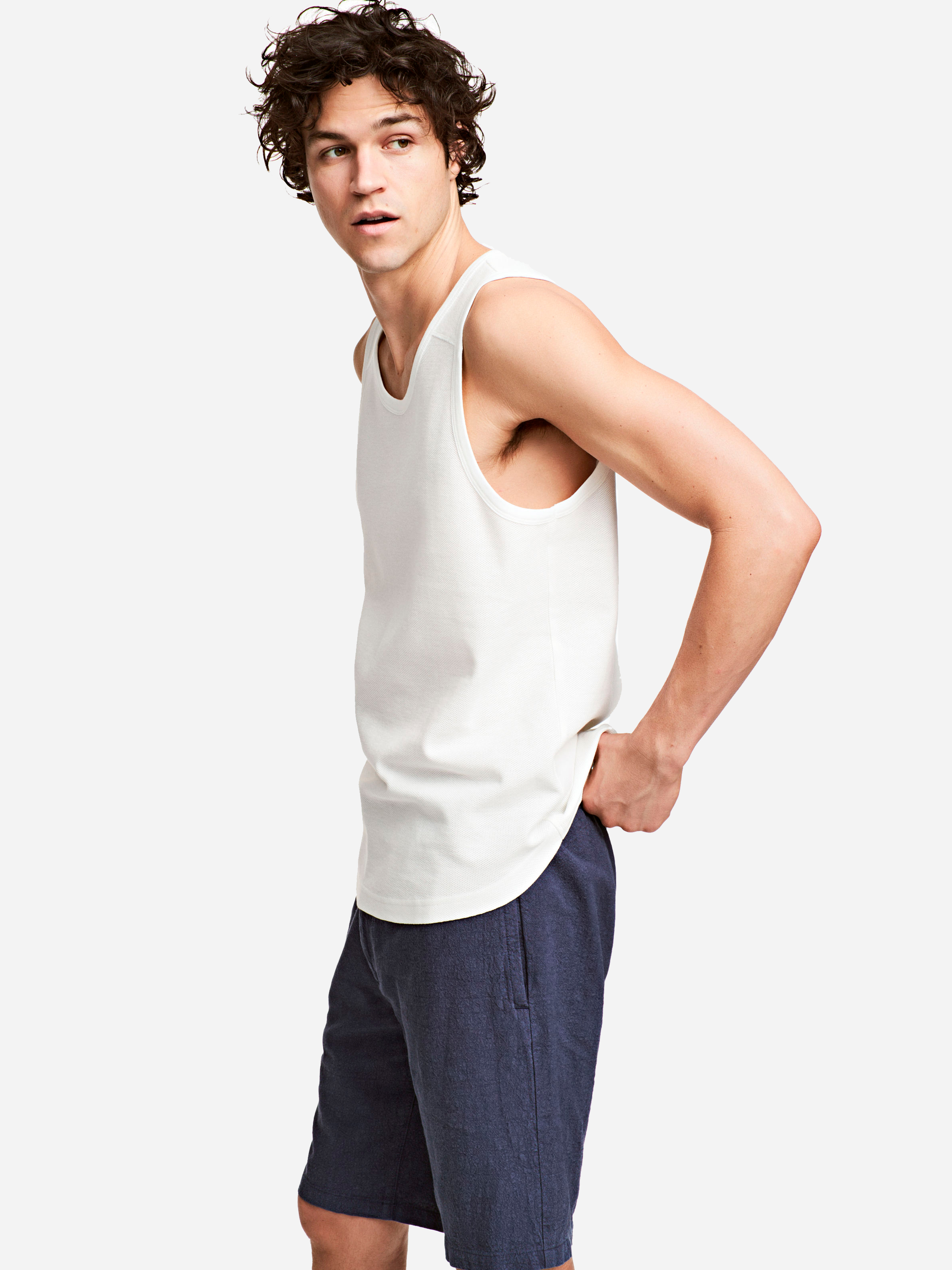 

Майка H&M 4869355-ABAK L Молочная