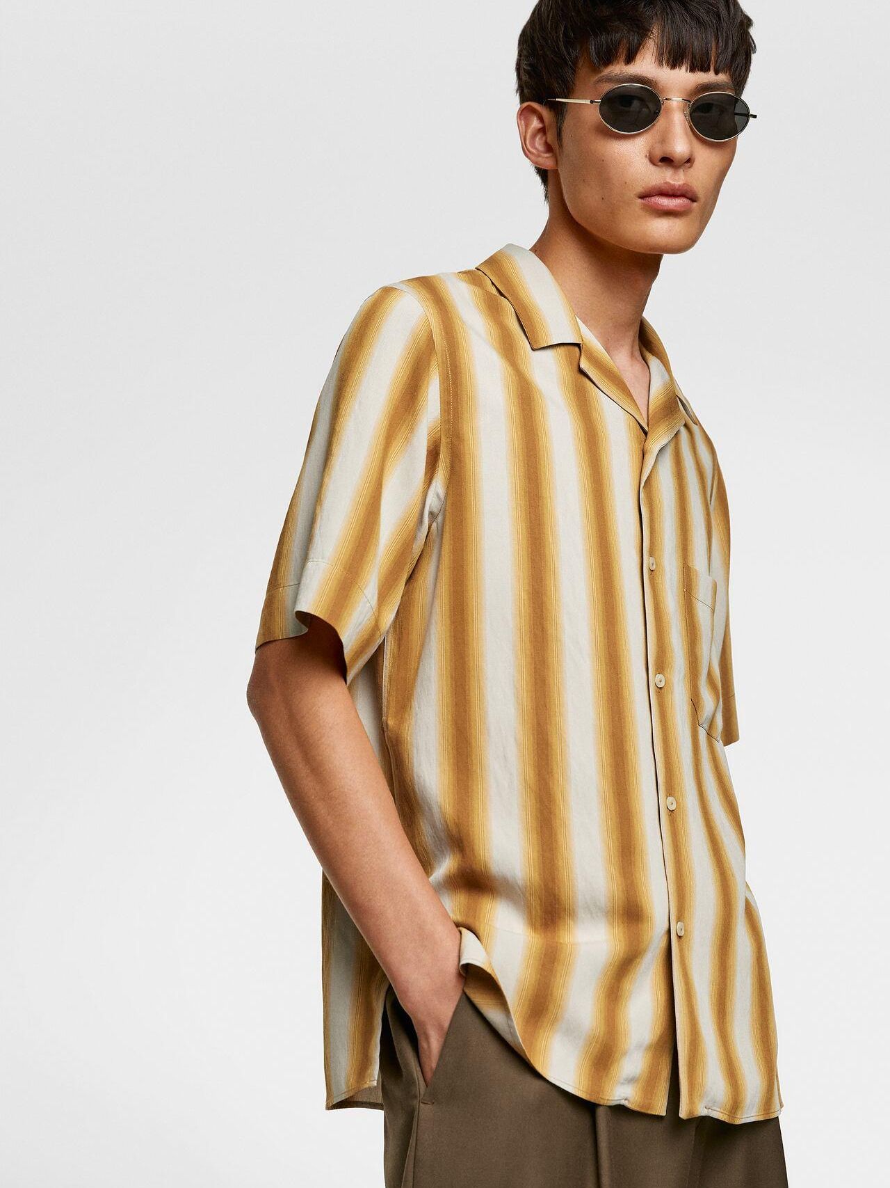 

Рубашка Zara 4479/238/710-AEVW S Горчичная