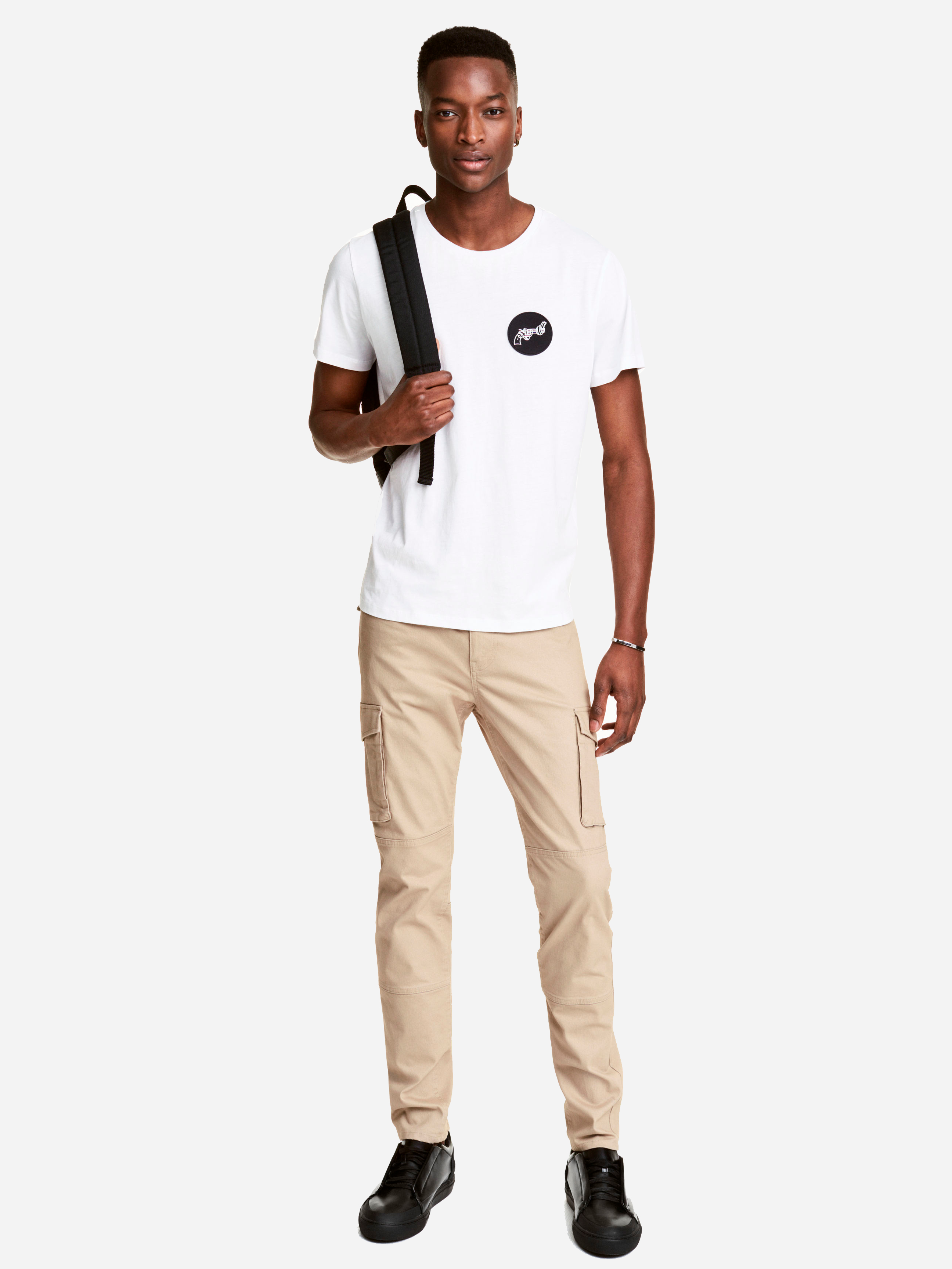 

Брюки H&M 4373595-ACTQ 42 Бежевые