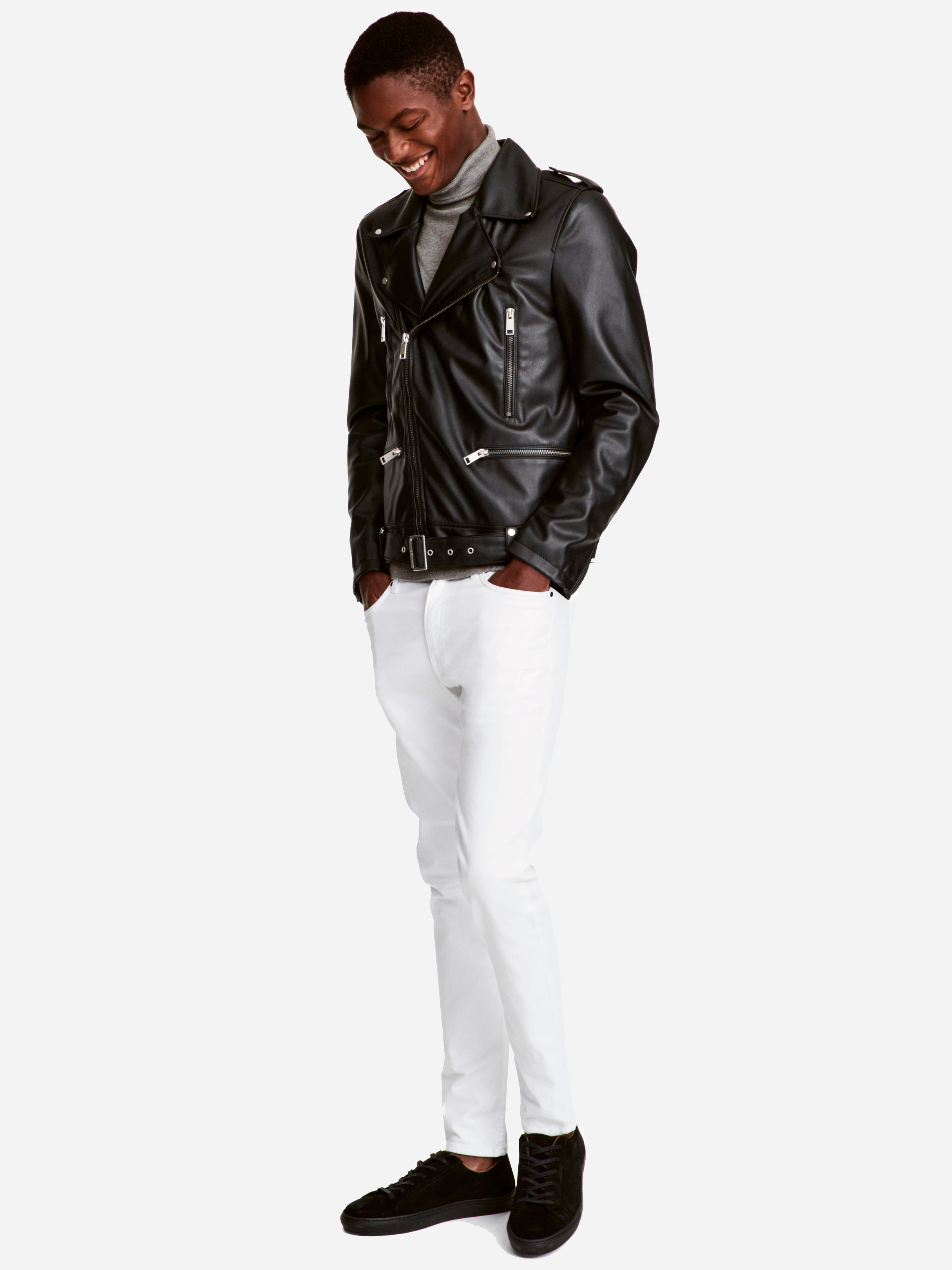 

Брюки H&M 4161575-ACTS 40 Белые