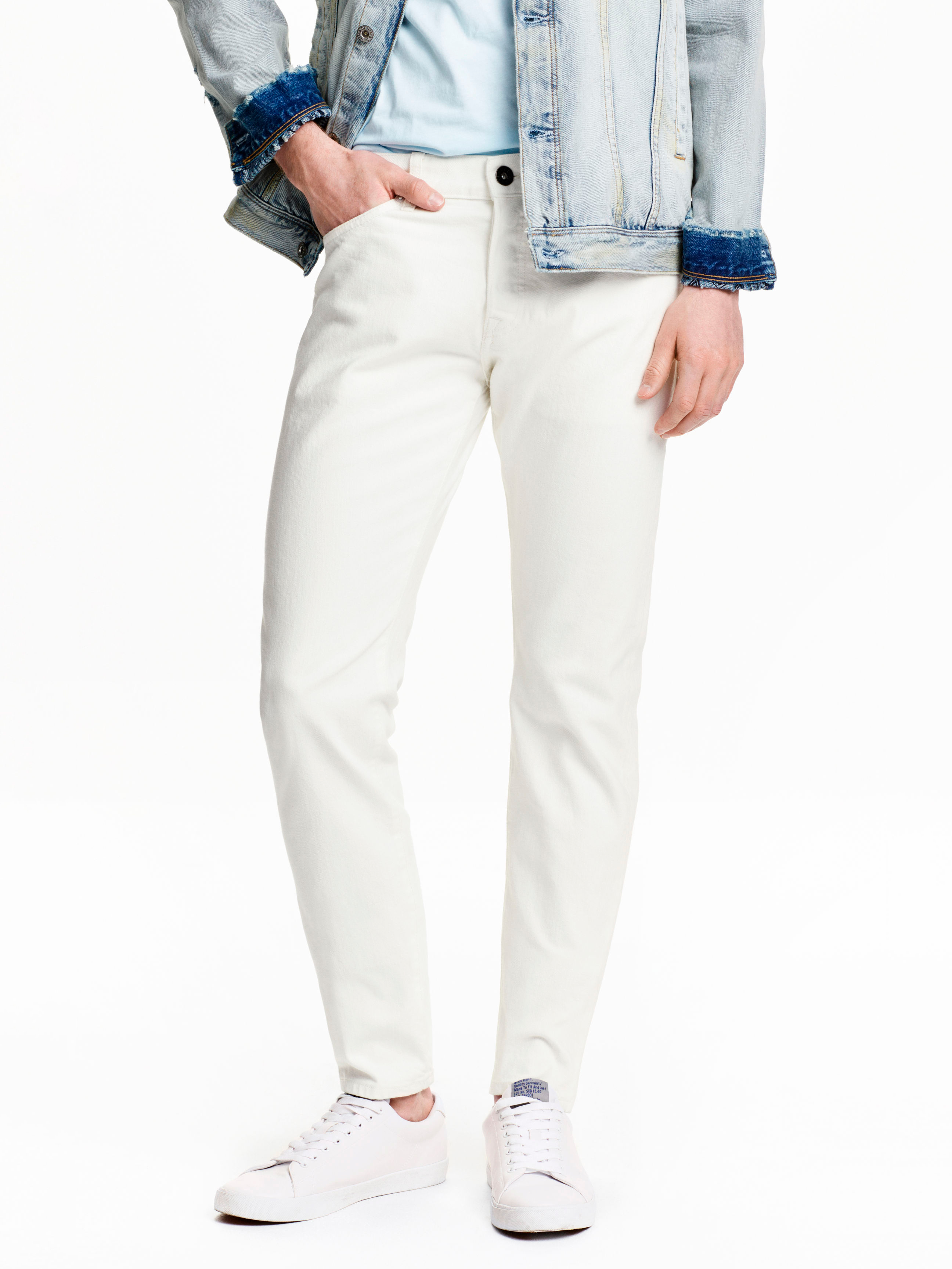 

Джинсы H&M 3167843-ACTS 33/34 Белые