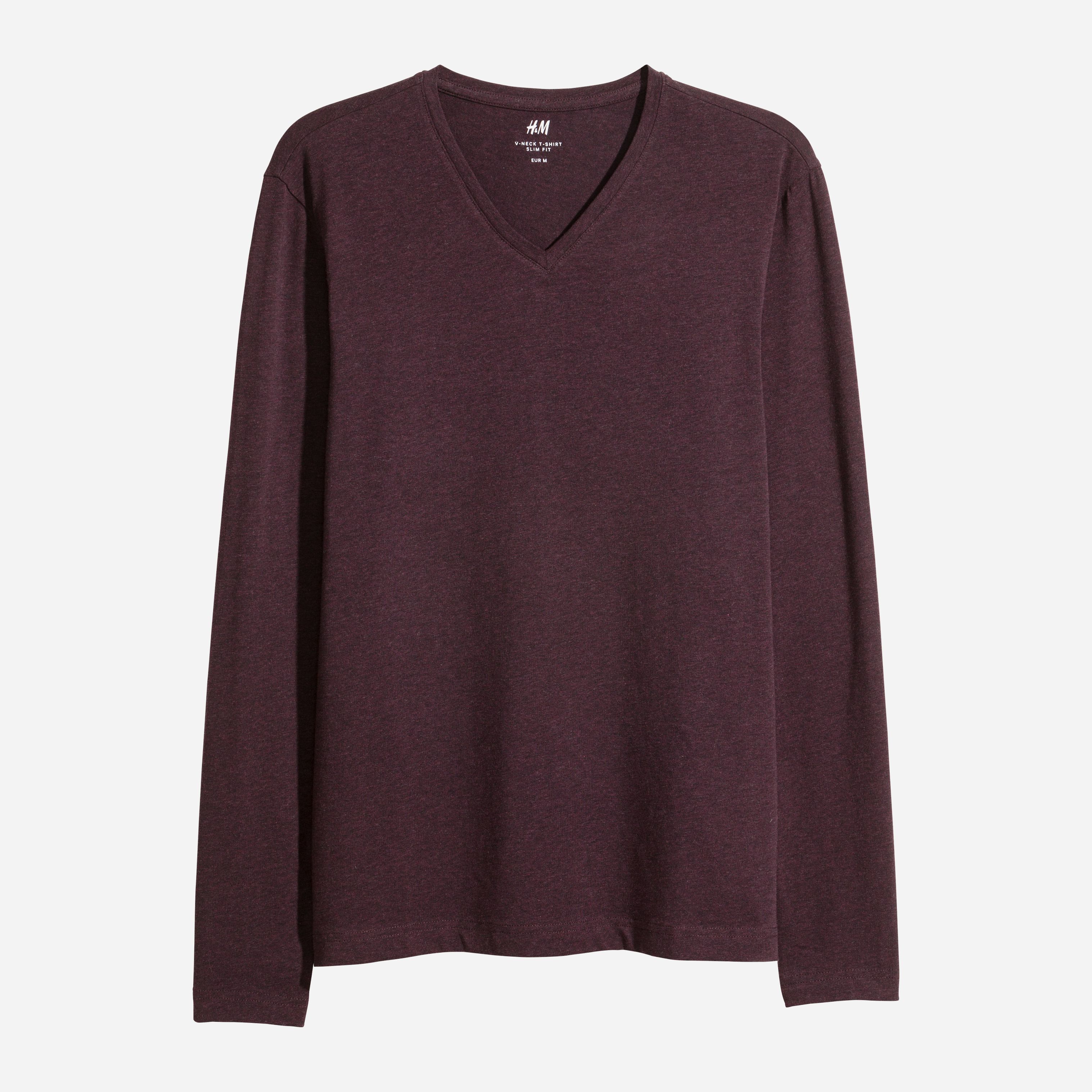 

Лонгслив H&M 2336726-ACXK XS Темно-бордовый