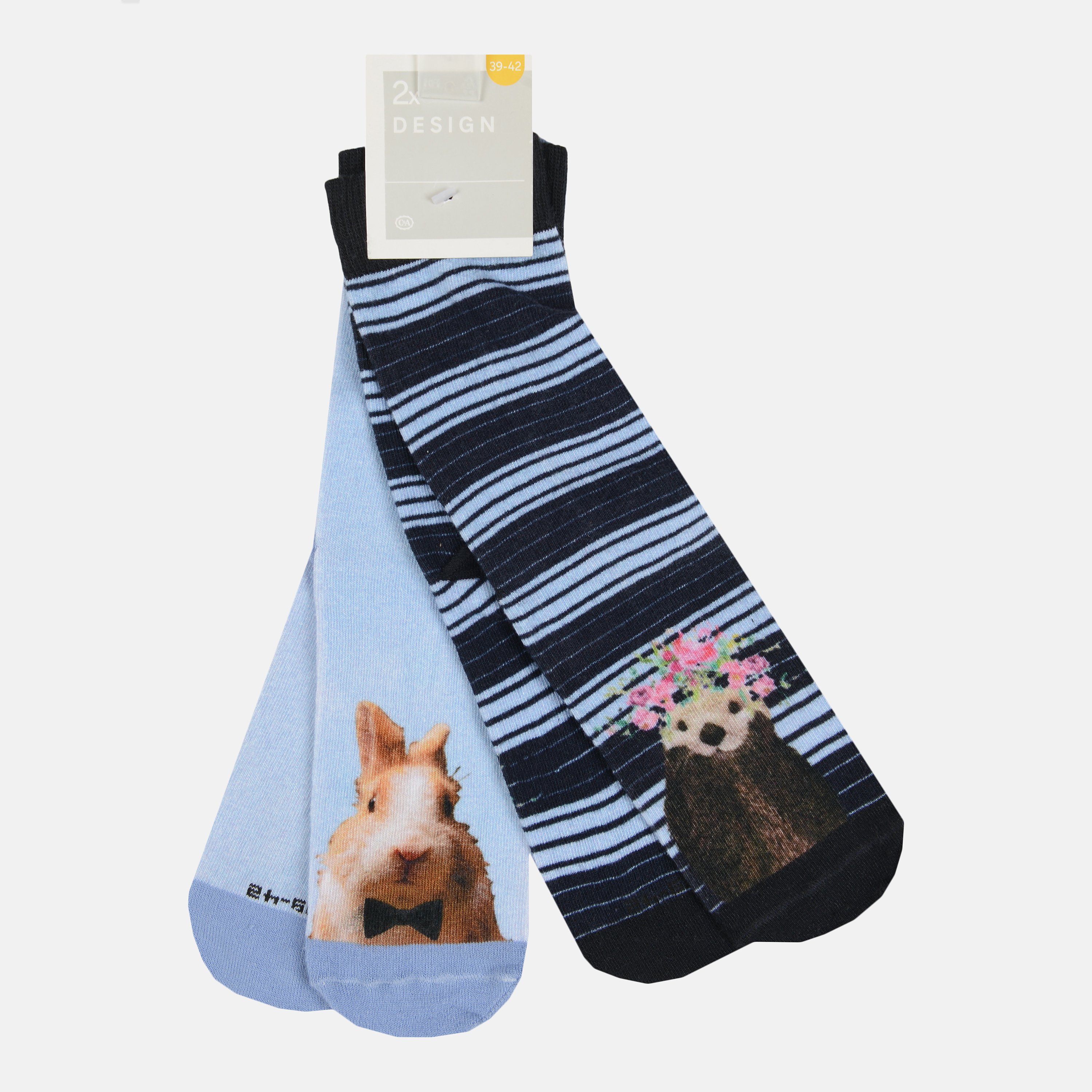 

Набор носков C&A 224-13-79440-601D - 2 пары Сине-Голубой, Набор носков C&A 224-13-79440-601D 39-42 2 пары Сине-Голубой