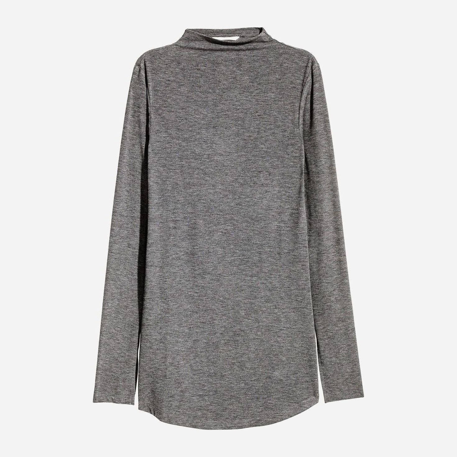 

Лонгслив H&M 413200a79 S Серый