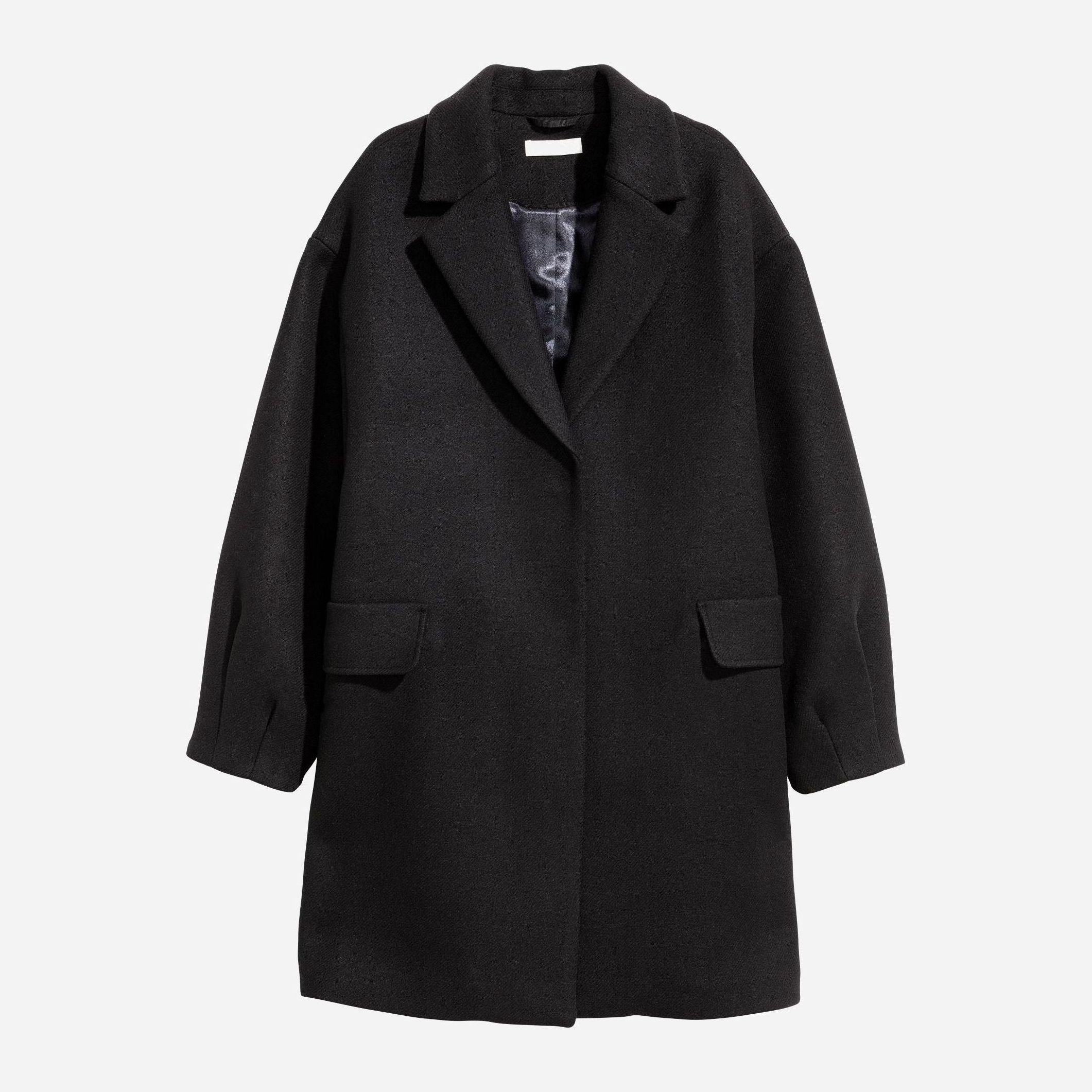 

Пальто H&M 552440a92 S Черное