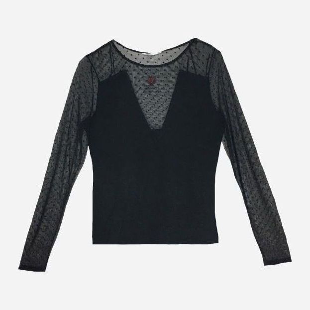 

Лонгслив H&M 422486a92 M Черный