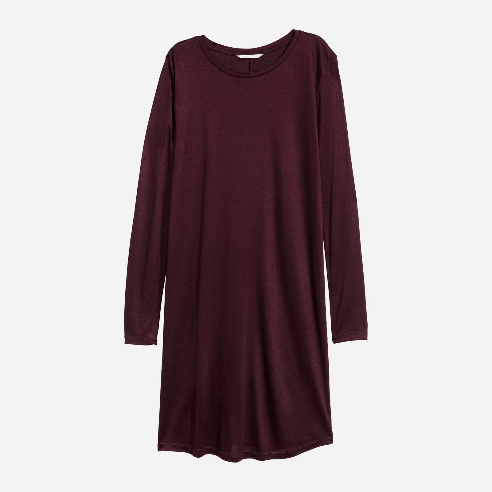 

Платье H&M 5613706a92 М Бордовое