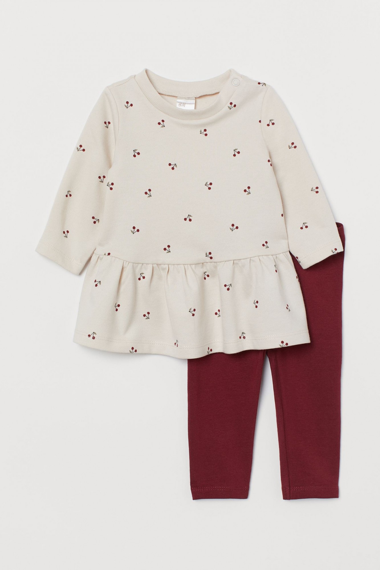 

Комплект (платье + лосины) H&M 104 см Вишни