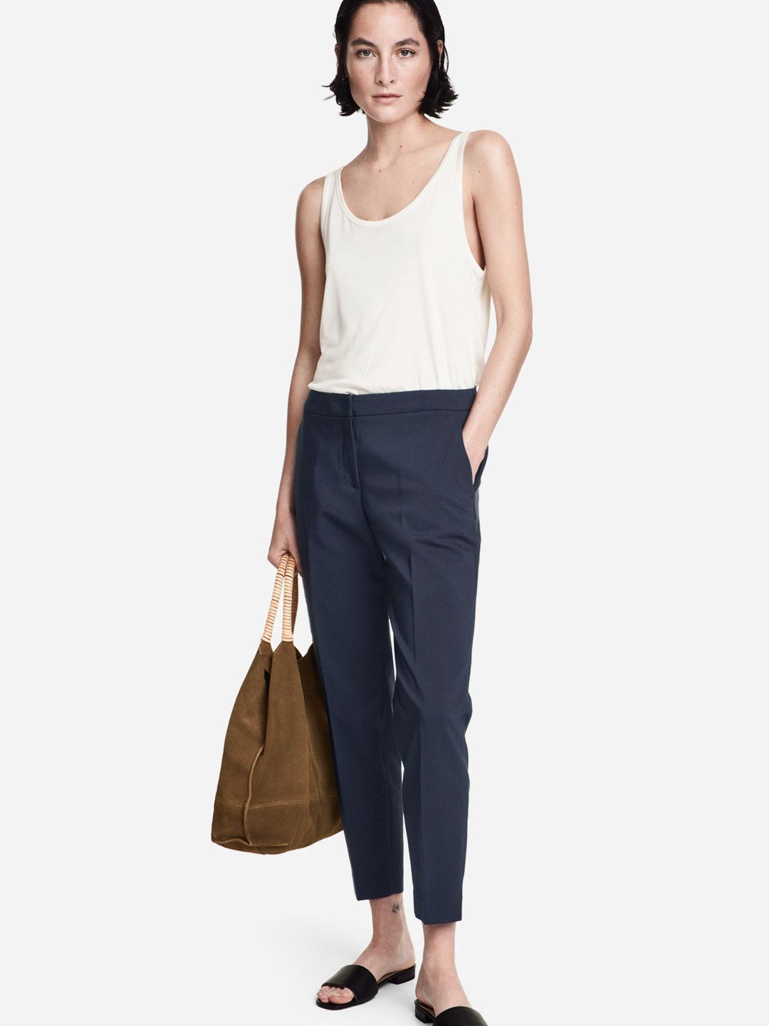 

Брюки H&M 298973a99 32 Темно-синие