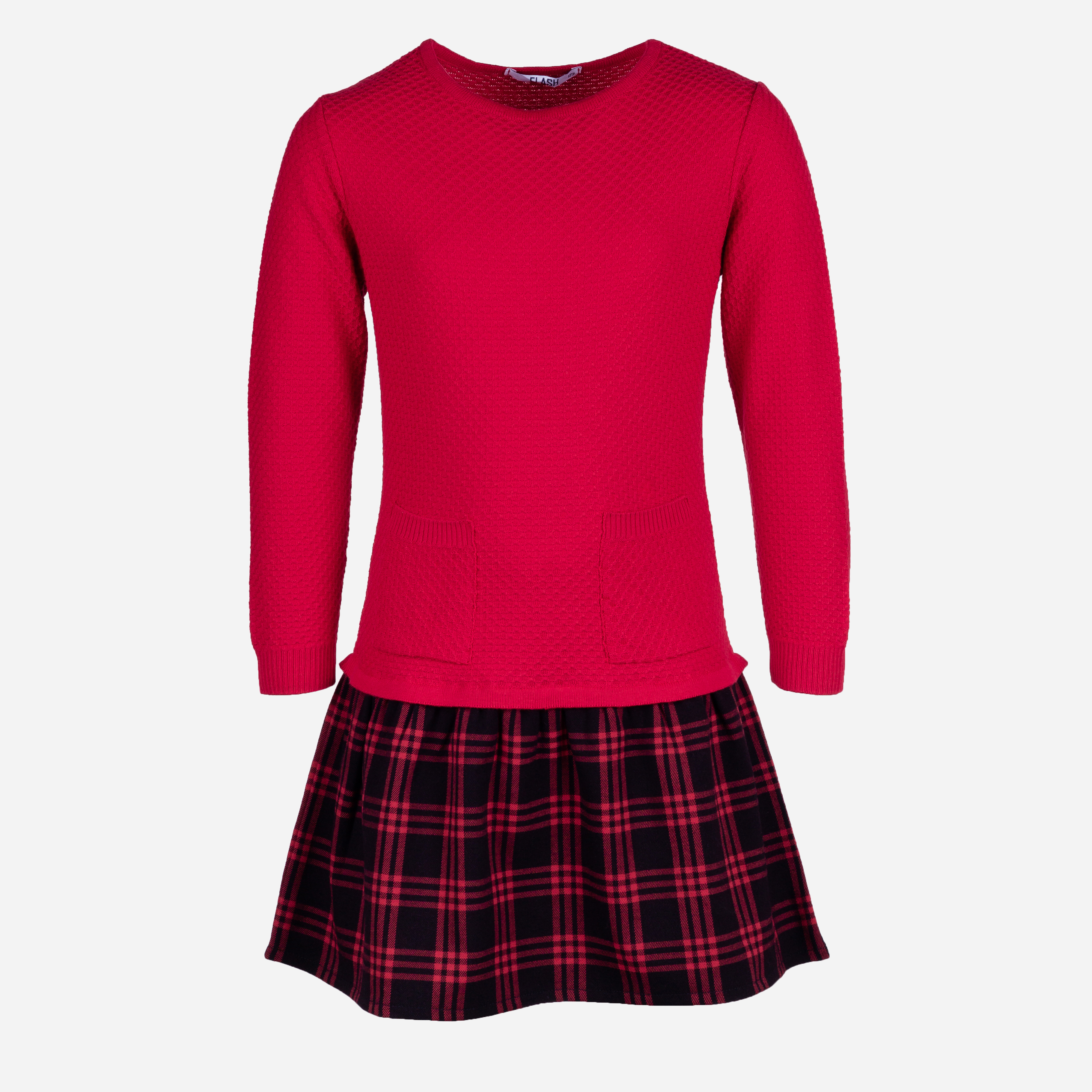Акція на Дитяче плаття для дівчинки Flash 18G068-5-1111 504 98 см Червоне від Rozetka