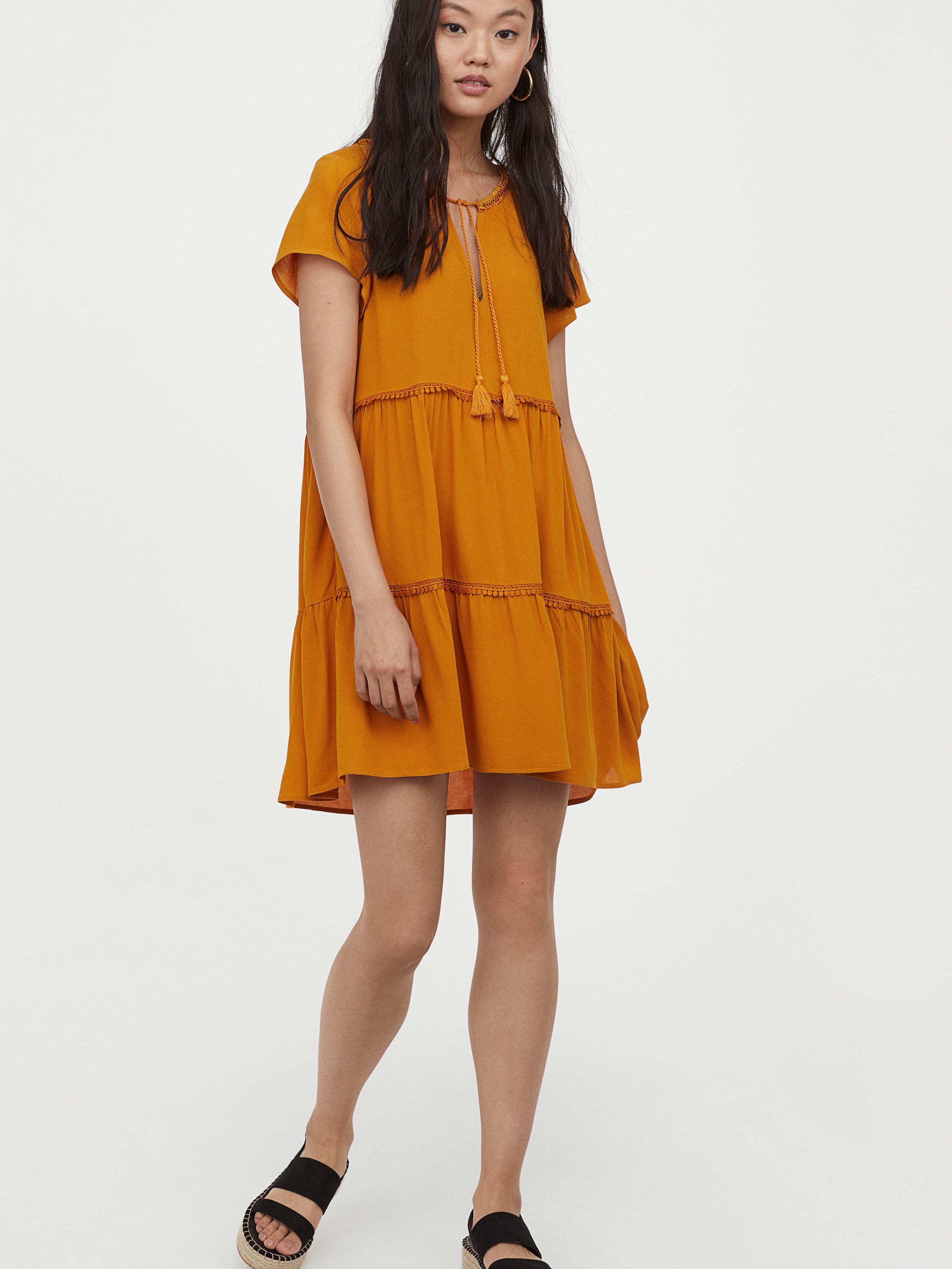 

Платье H&M 756116a99 32 Желтое